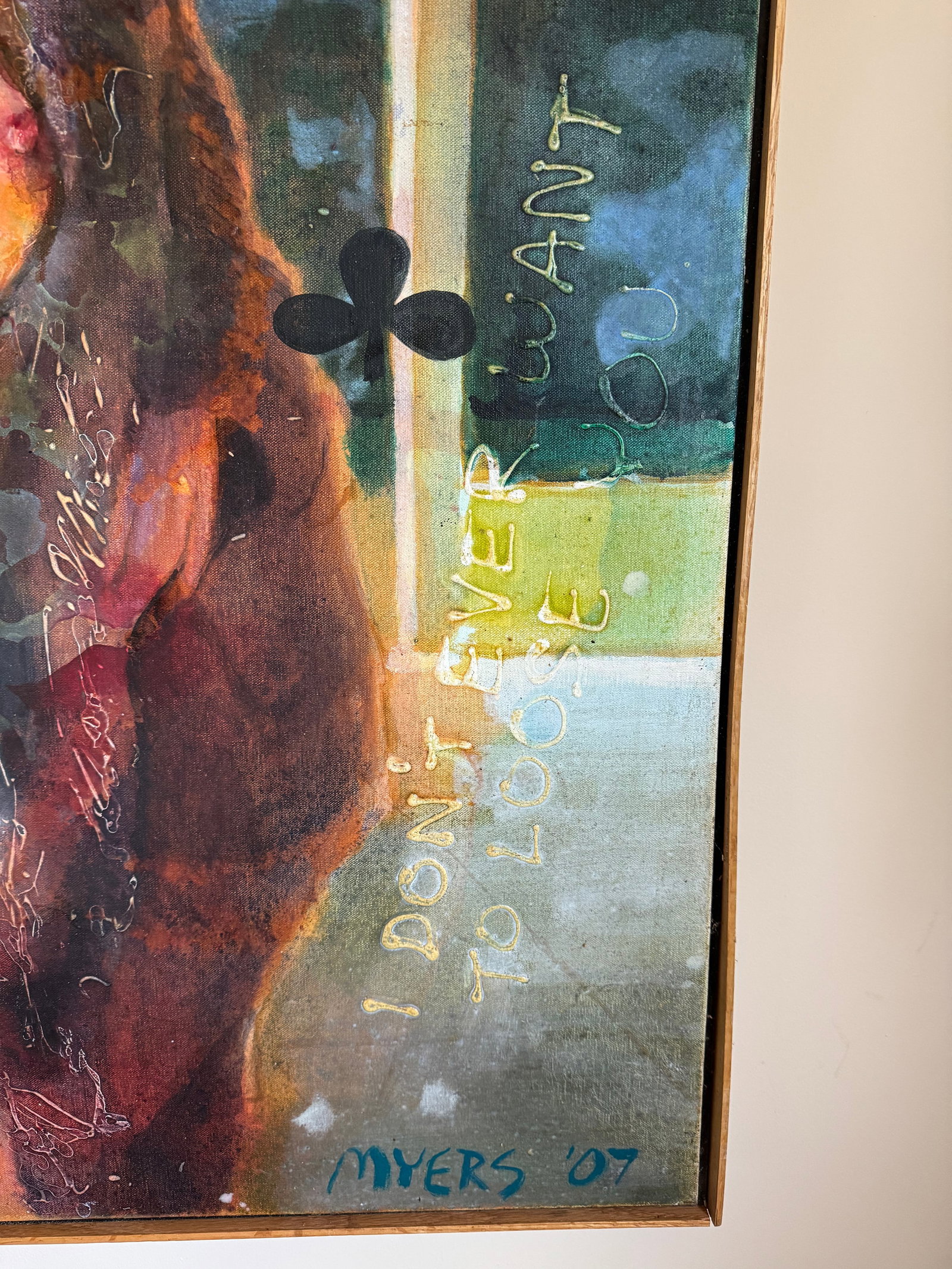 Walter Myers "Furmaid" Large-Scale Figurative Oil on Canvas, Signed and Dated 2007 - 7