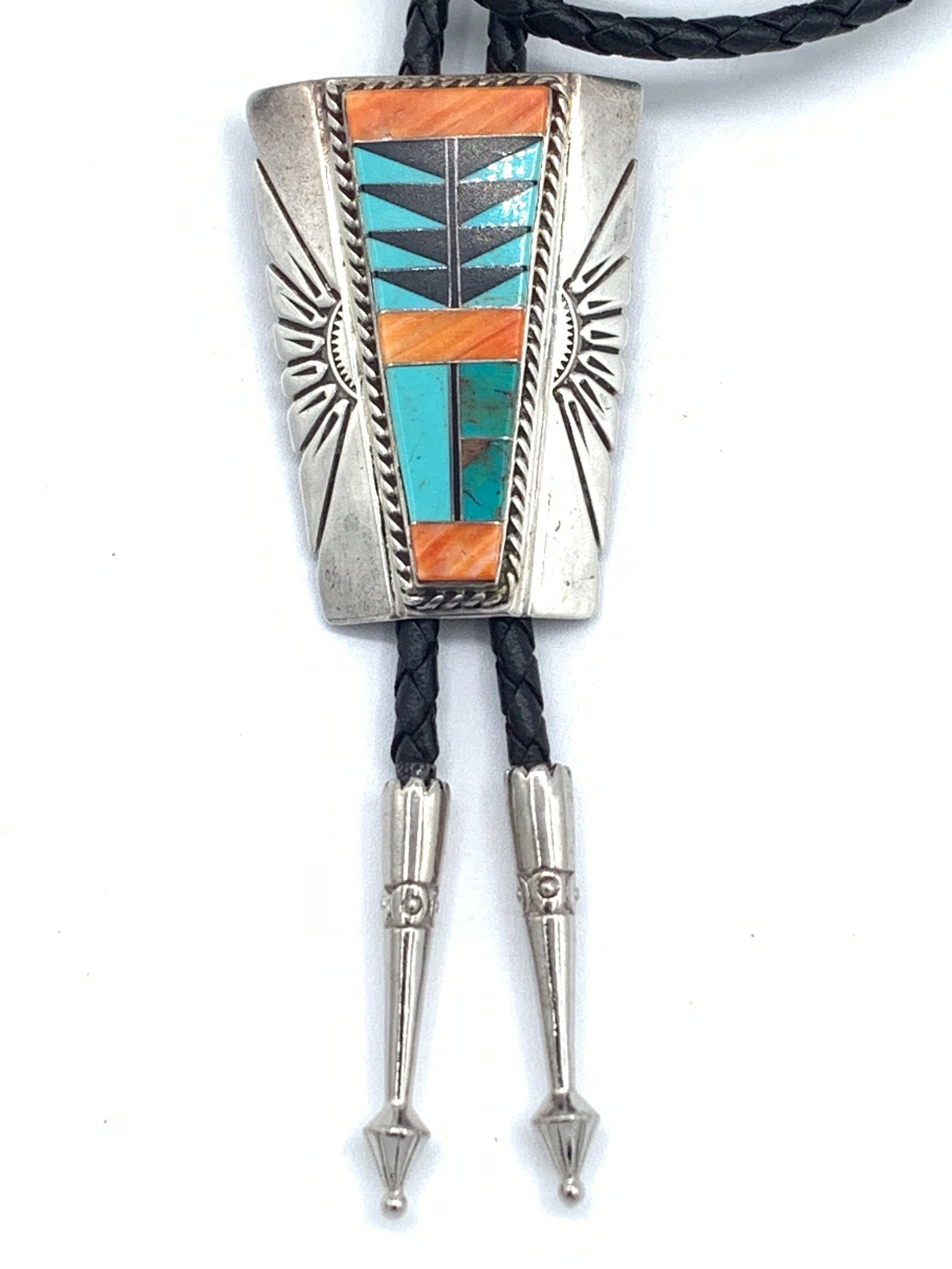 Roger Skeet Jr Sterling Silver Bolo Tie - 5