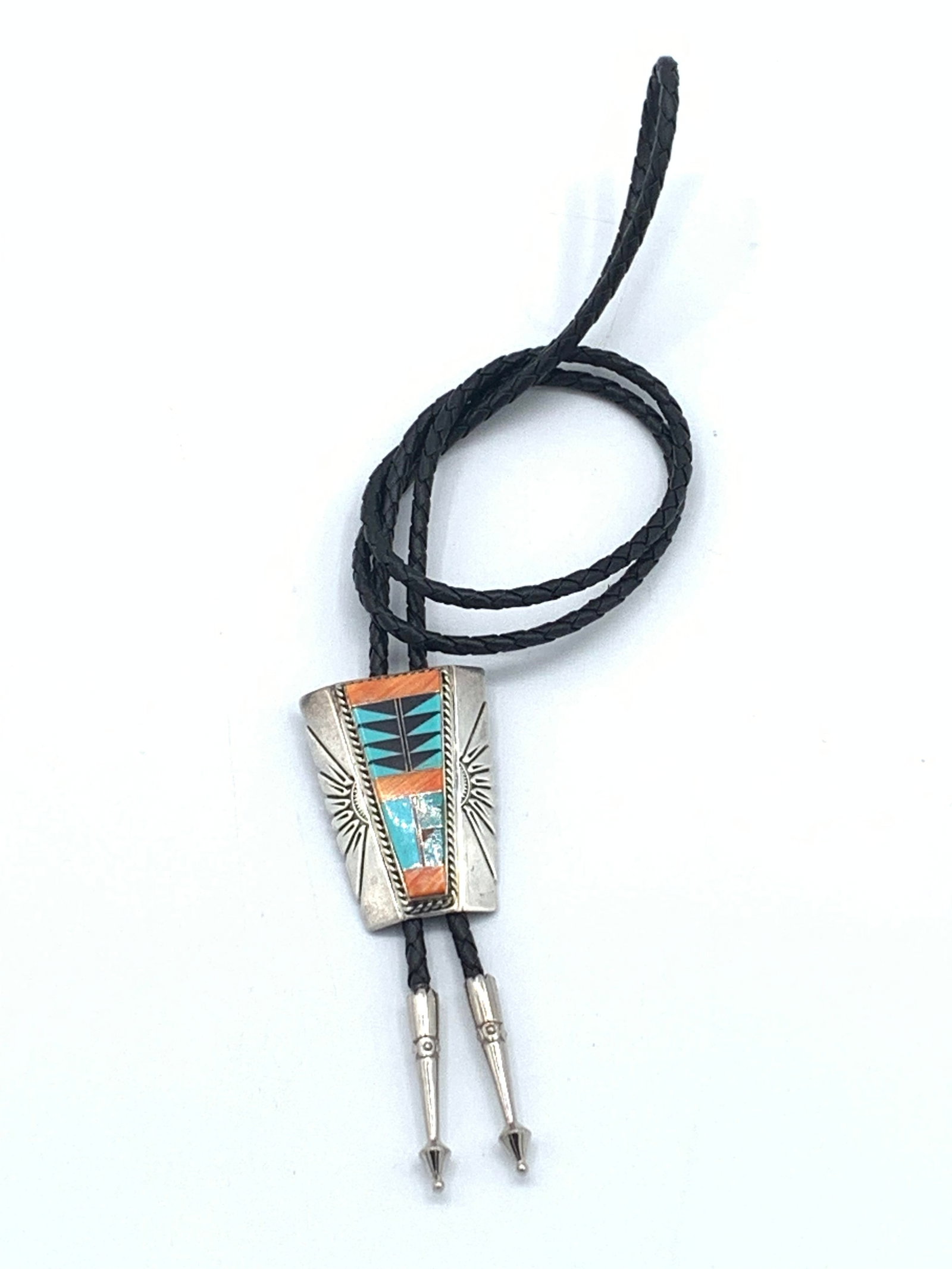 Roger Skeet Jr Sterling Silver Bolo Tie - 6