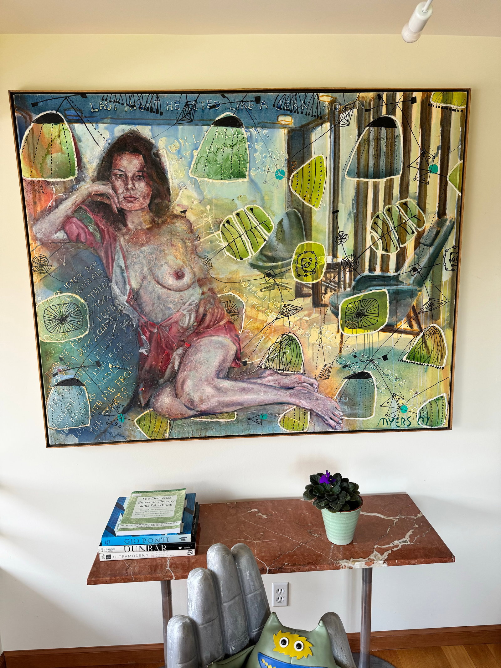 Walter Myers Large-Scale Figurative Oil on Canvas, Signed and Dated 2007 - 2