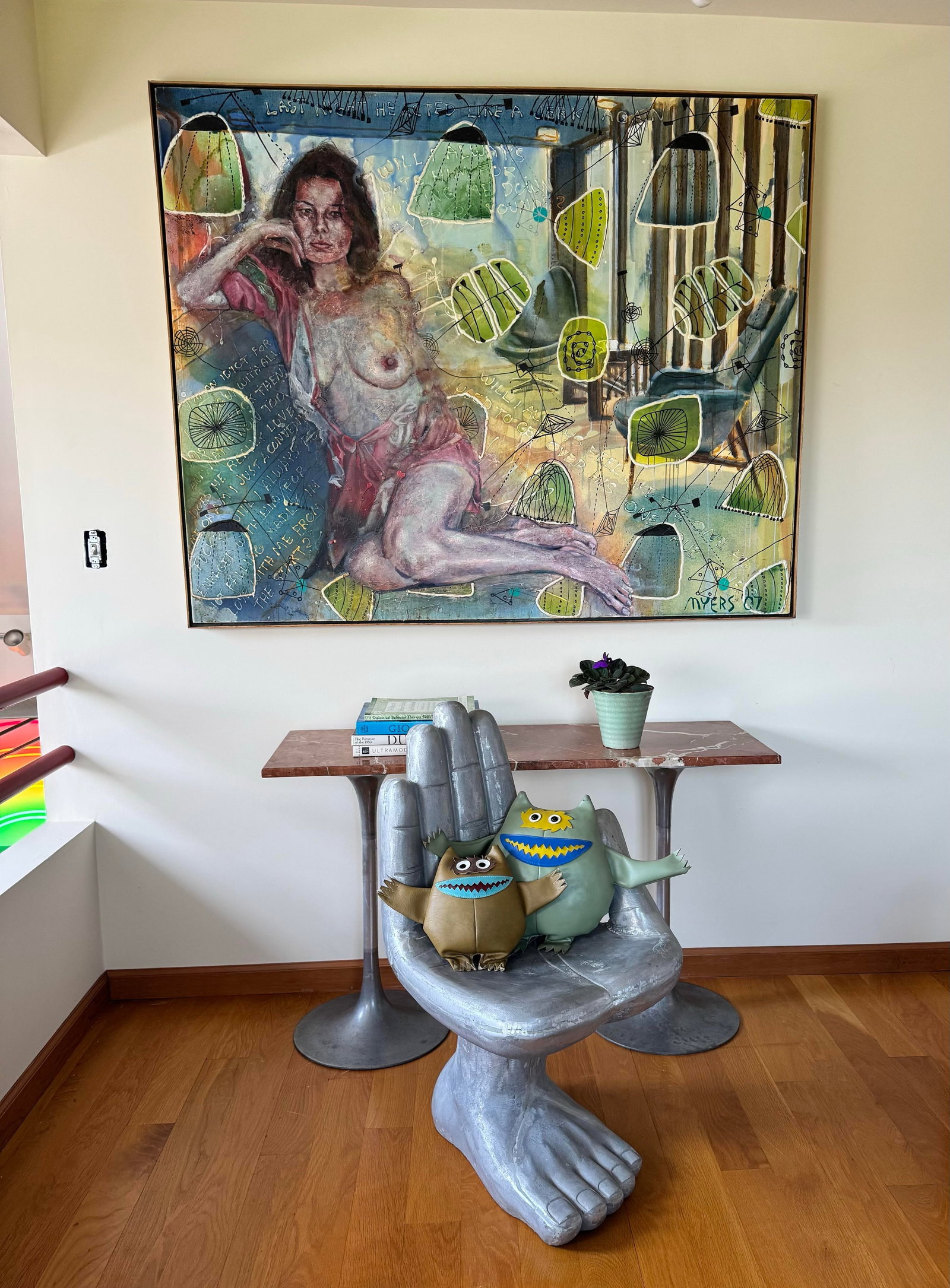 Walter Myers Large-Scale Figurative Oil on Canvas, Signed and Dated 2007 - 3