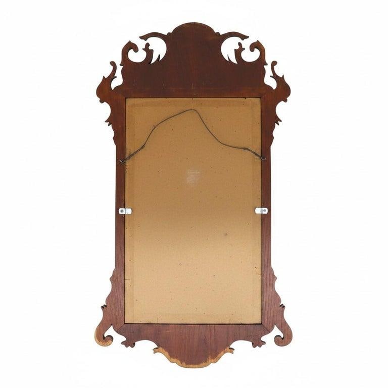 Antique Federal Tiger Maple Mirror 19thC - 6