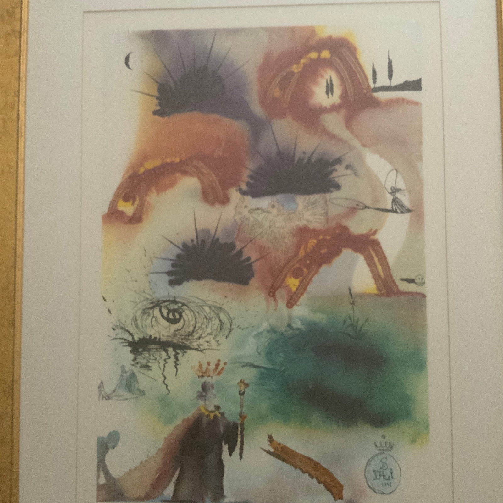 The Lobster Quadrille Lithograph by Salvador Dali - 3