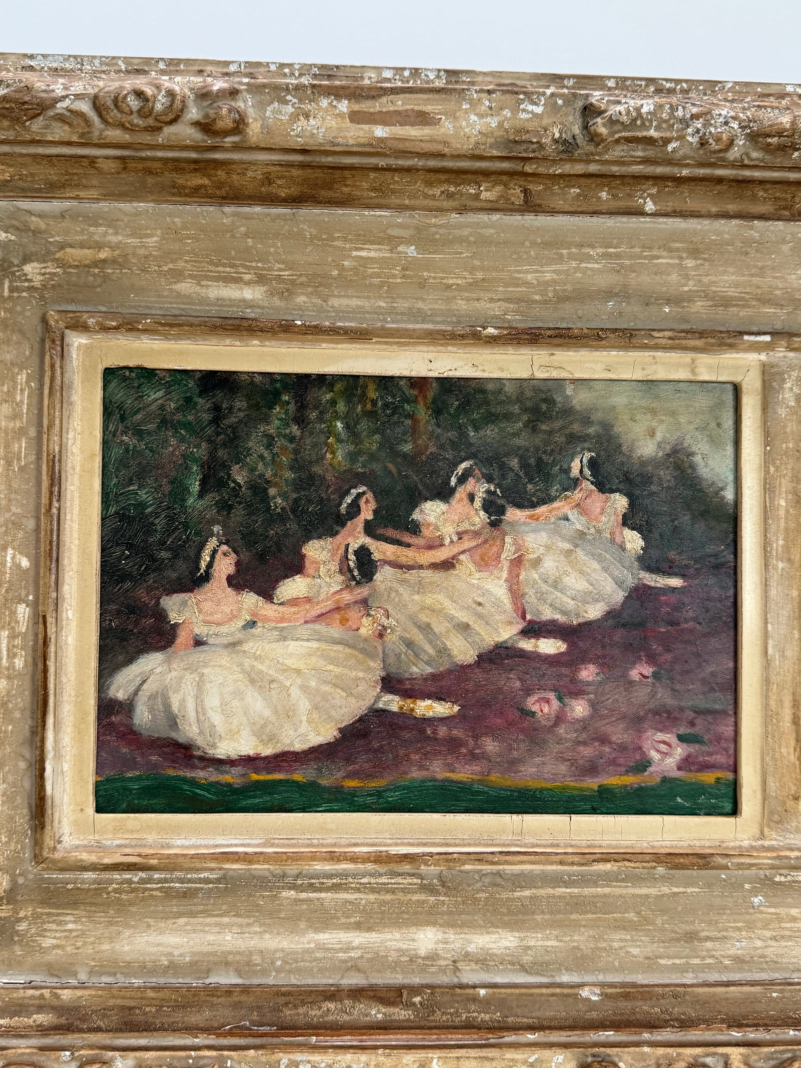 1950s T. Miyata ShunyÃ´-Kai Association Oil on Panel Diptych "Les Sylphides No. 1 & 2" - 2