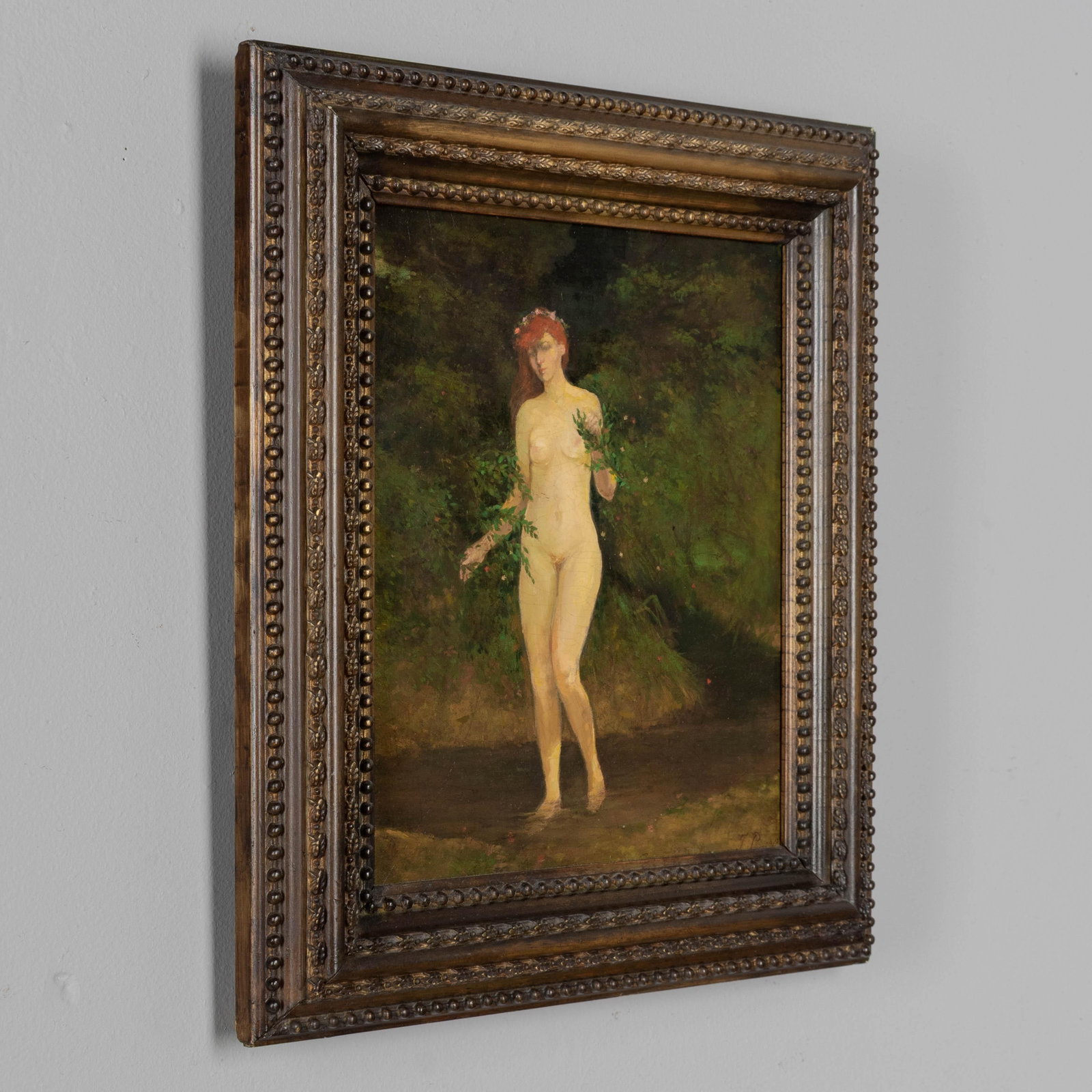 Julius Paulsen Danish Painting Oil on Canvas Framed - 2