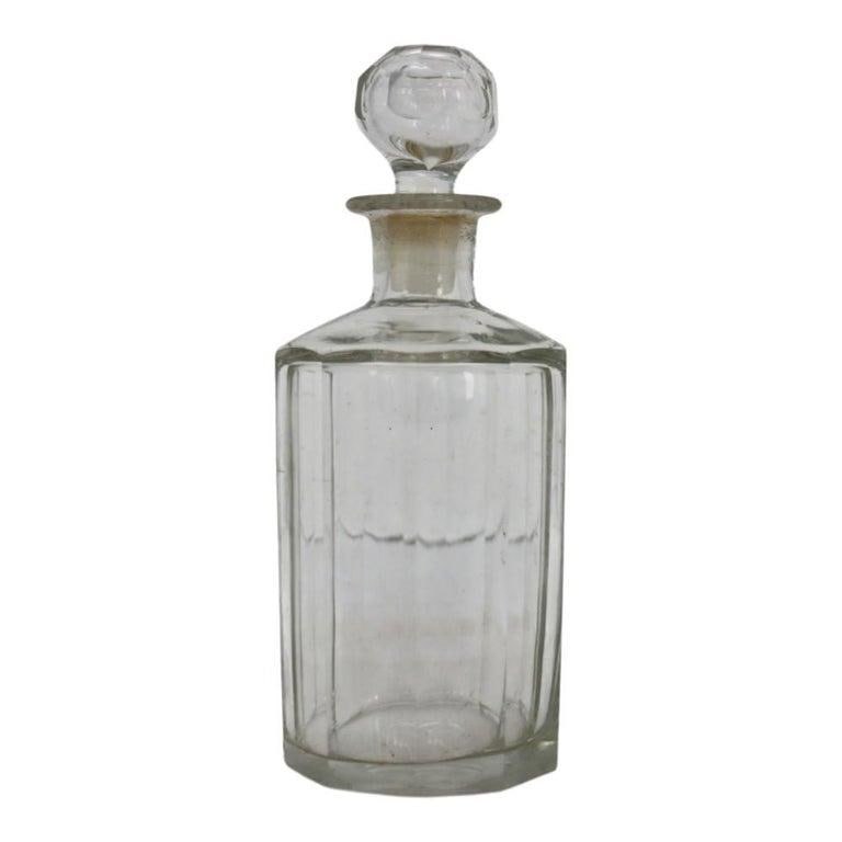Four Vintage Dimiutive Cut & Pressed Glass Spirit Decanters C1940 - 15
