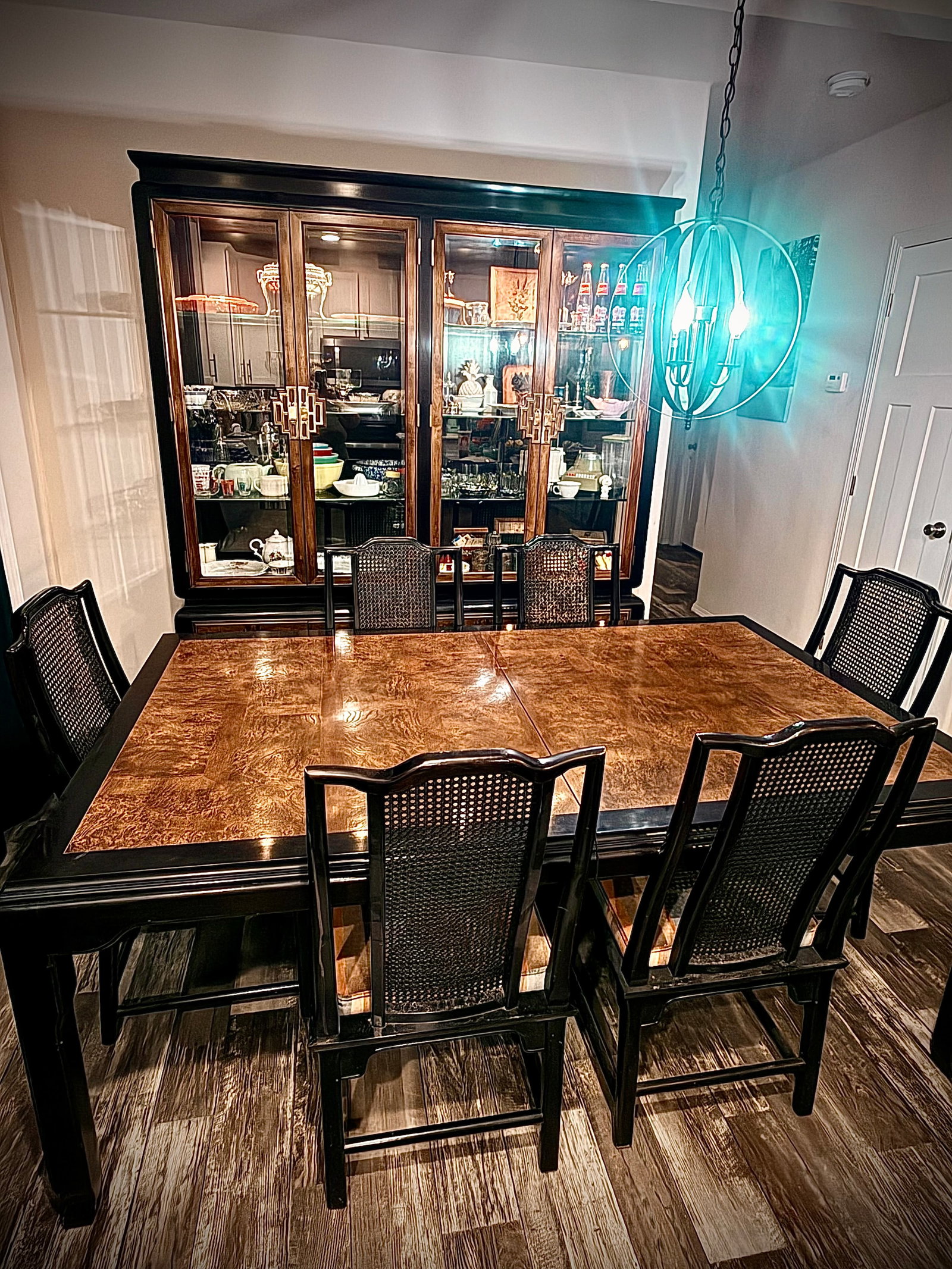 Century Furniture "Chin Hua" Dining Table and Chairs by Raymond K. Sobota - 4