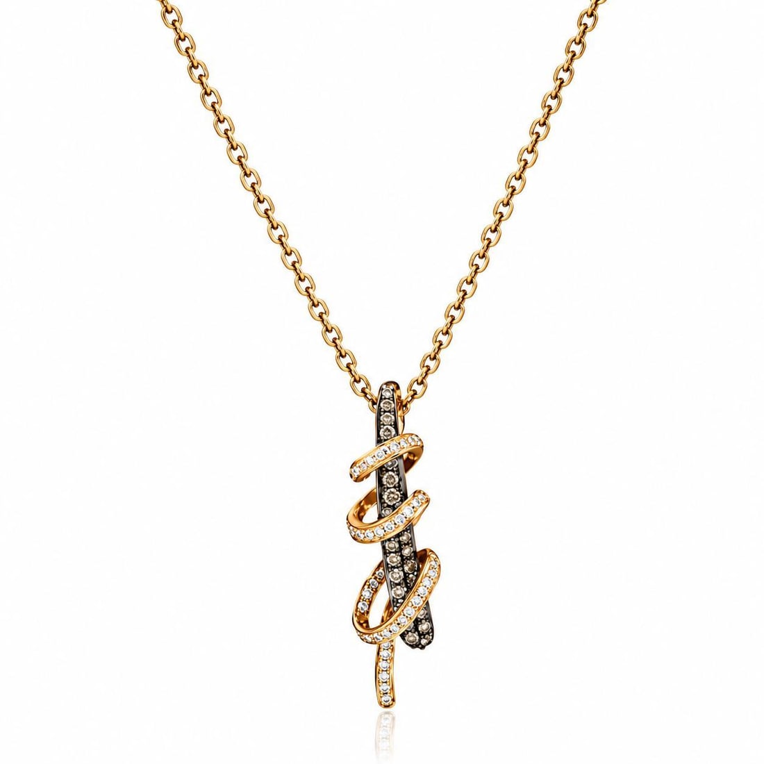 Levian Rose Gold Diamond Pendant - 3