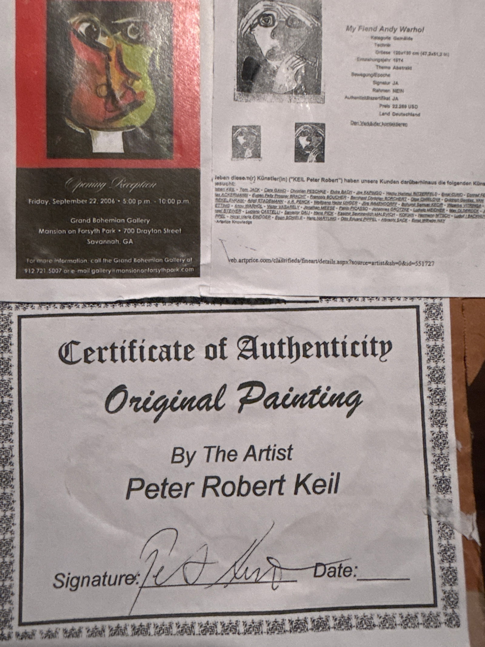 1970s Original Peter Keil Nyc Buildings Abstract Painting - 6