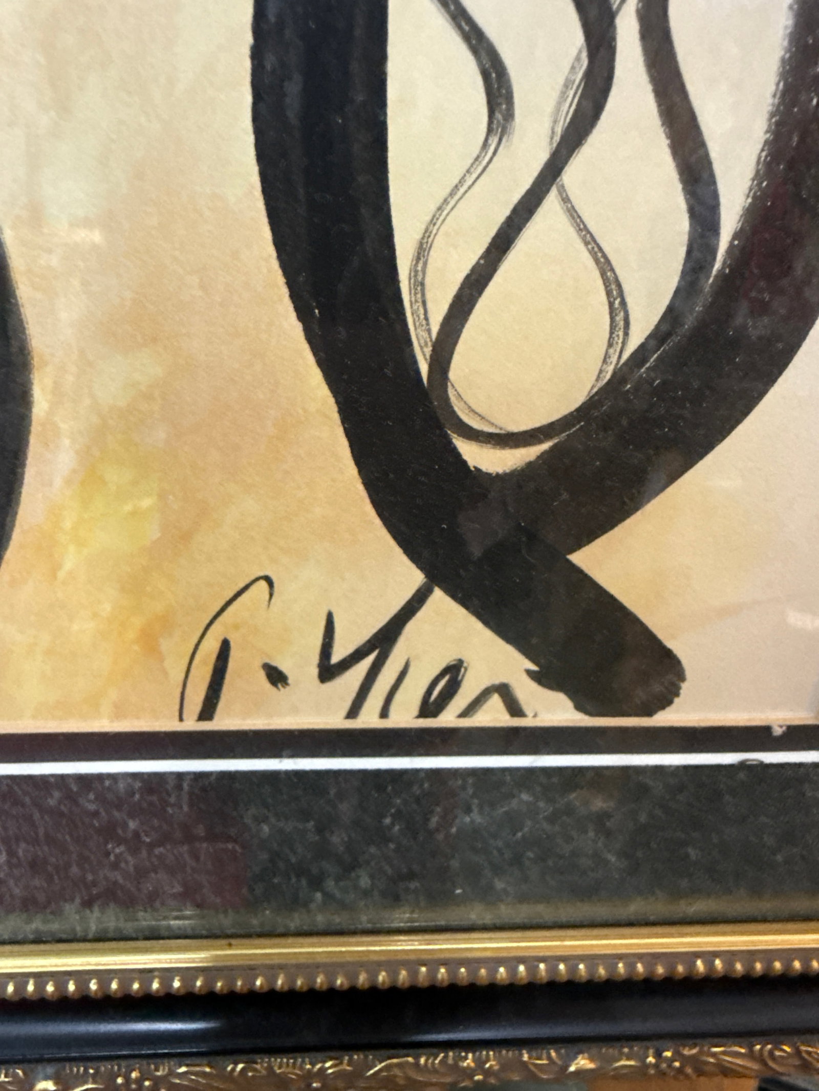 1970s Peter Keil Original Abstract Fashion Painting - 5
