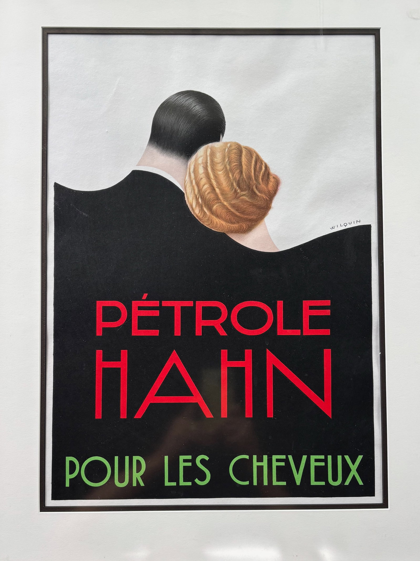 1930s Original French Art Deco Poster "Pétrole Hahn Pour Les Cheveux," by André Wilquin - 6