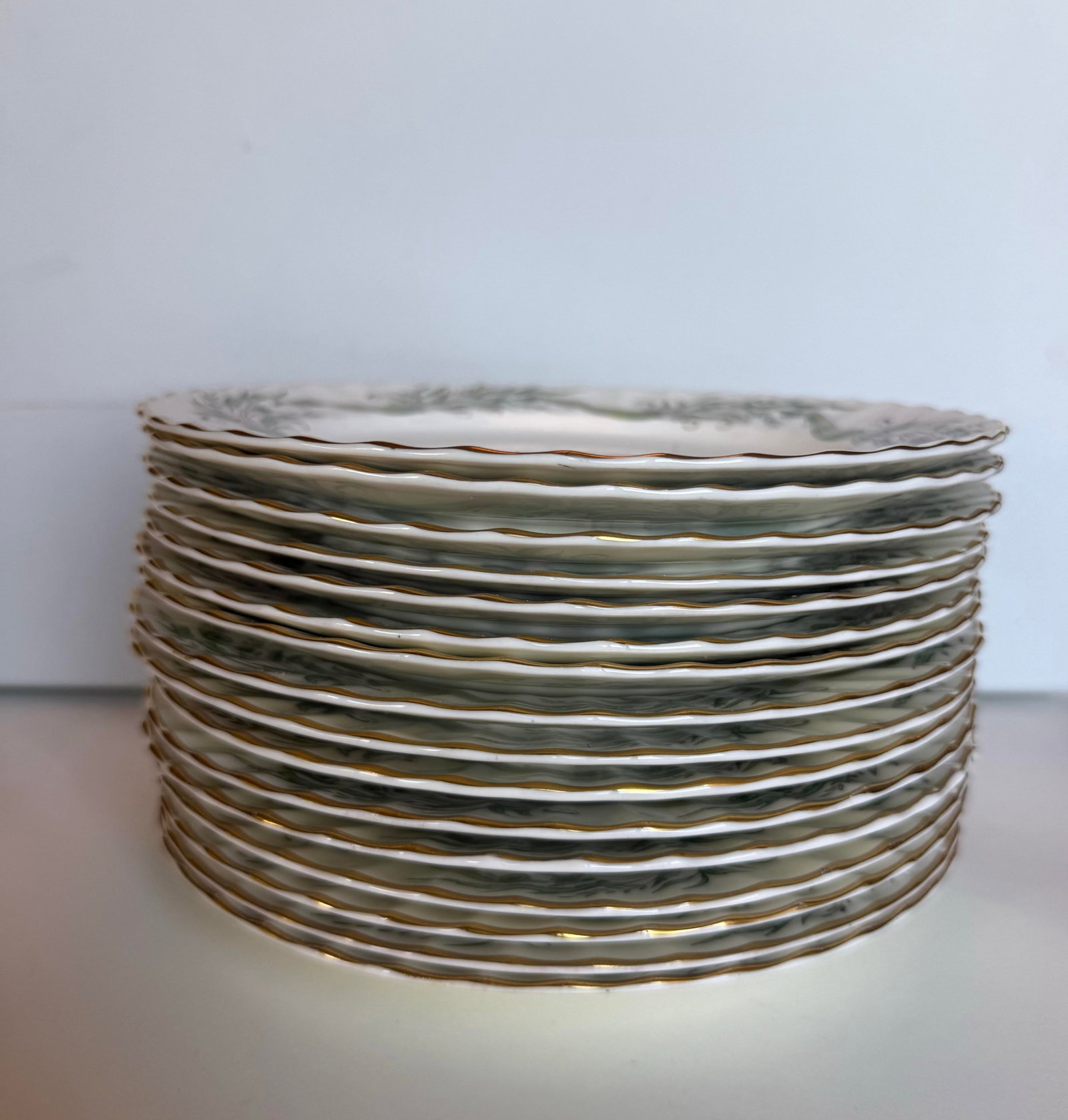 Title: Royal Worcester for Collingwood Green "Cornucopia" Bone China Dessert Plates, C. 1920s " - 5