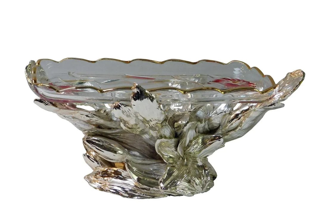 Fiberglass & Glass Fruit Bowl - 3