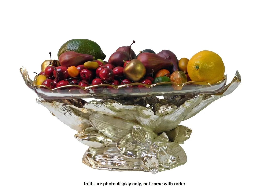 Fiberglass & Glass Fruit Bowl - 4