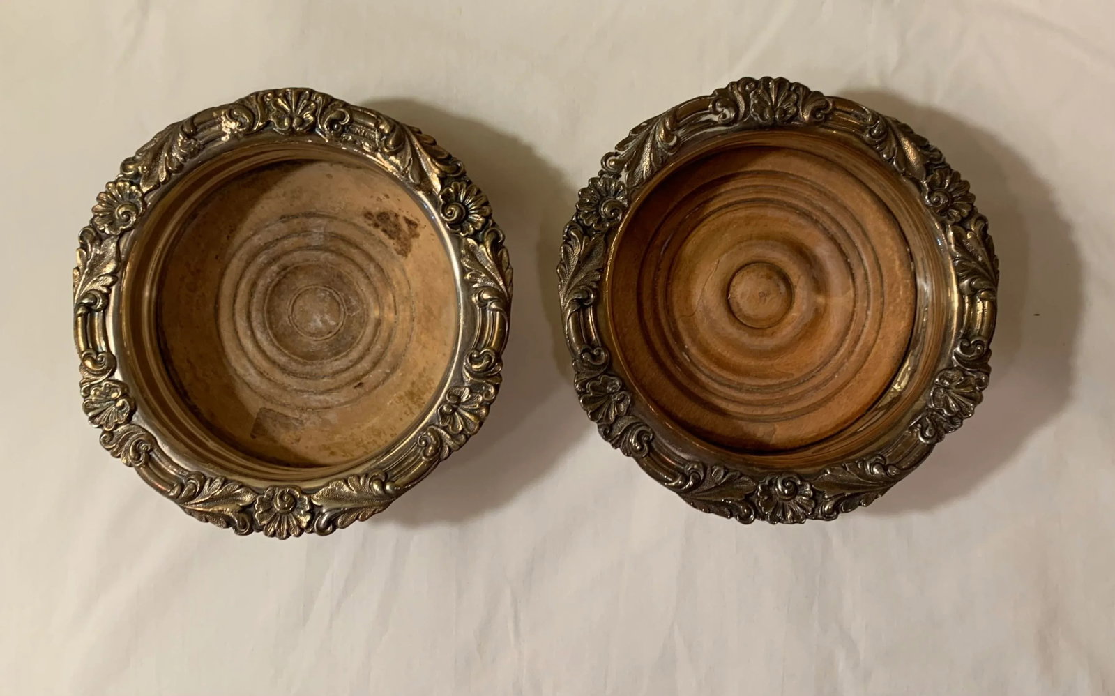 Antique Bottle Coasters- Set of 2 - 13