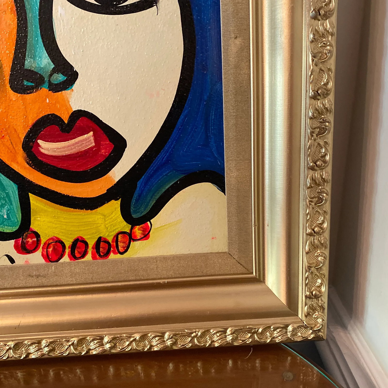 1970s Original Peter Keil Abstract Painting Framed - 8