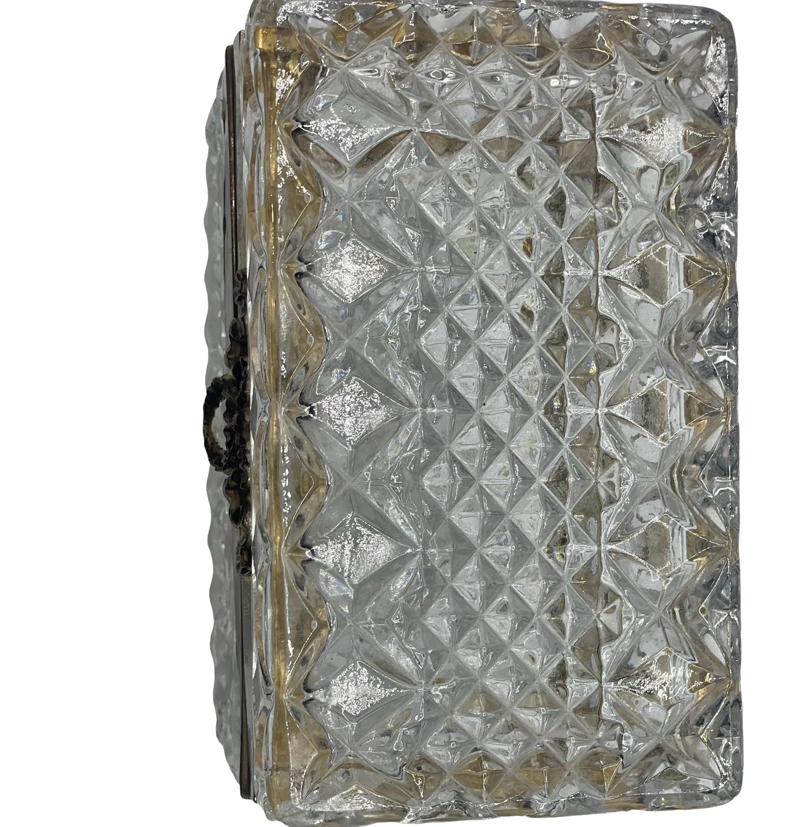Antique Baccarat Style Crystal Box - 6