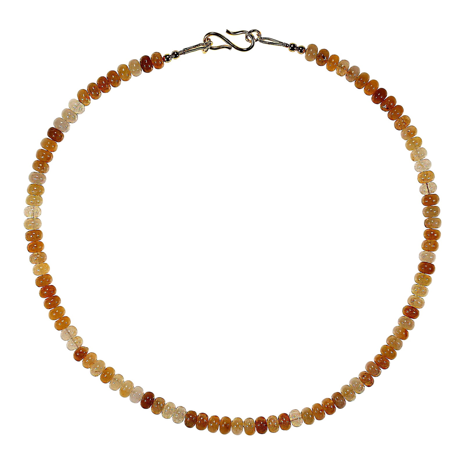 Ajd 17 Inch Natural Yellow/Gold Aventurine 6mm Rondelle Necklace, Great Gift: This 17"‘inch natural yellow/gold aventurine necklace brings a warm, luminous glow to any jewelry collection. Each bead is shaped into smooth, rounded 6"¯mm rondelles that feel silky agains