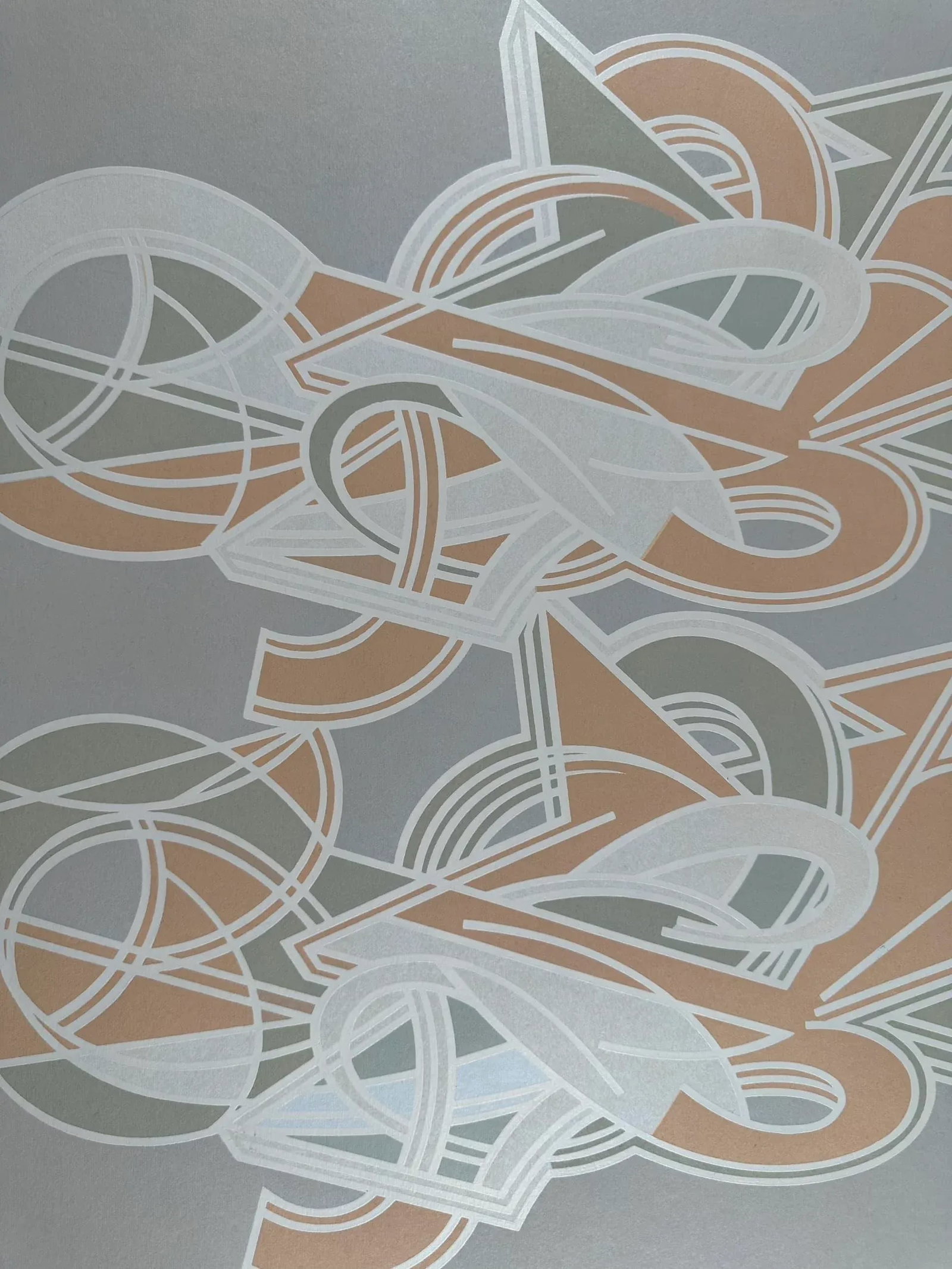 Louis Ocepek Abstract Silkscreen Print "Ships at Sea" - 2
