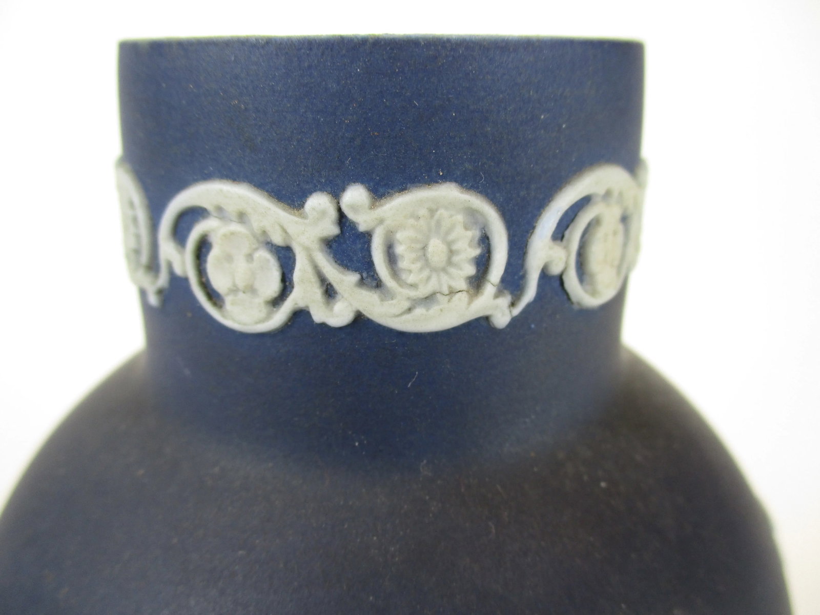 Early 20th Century Porcelain Adams Tunstall Wedgwood Cobalt Blue Classical Greek Figures Vase - 9