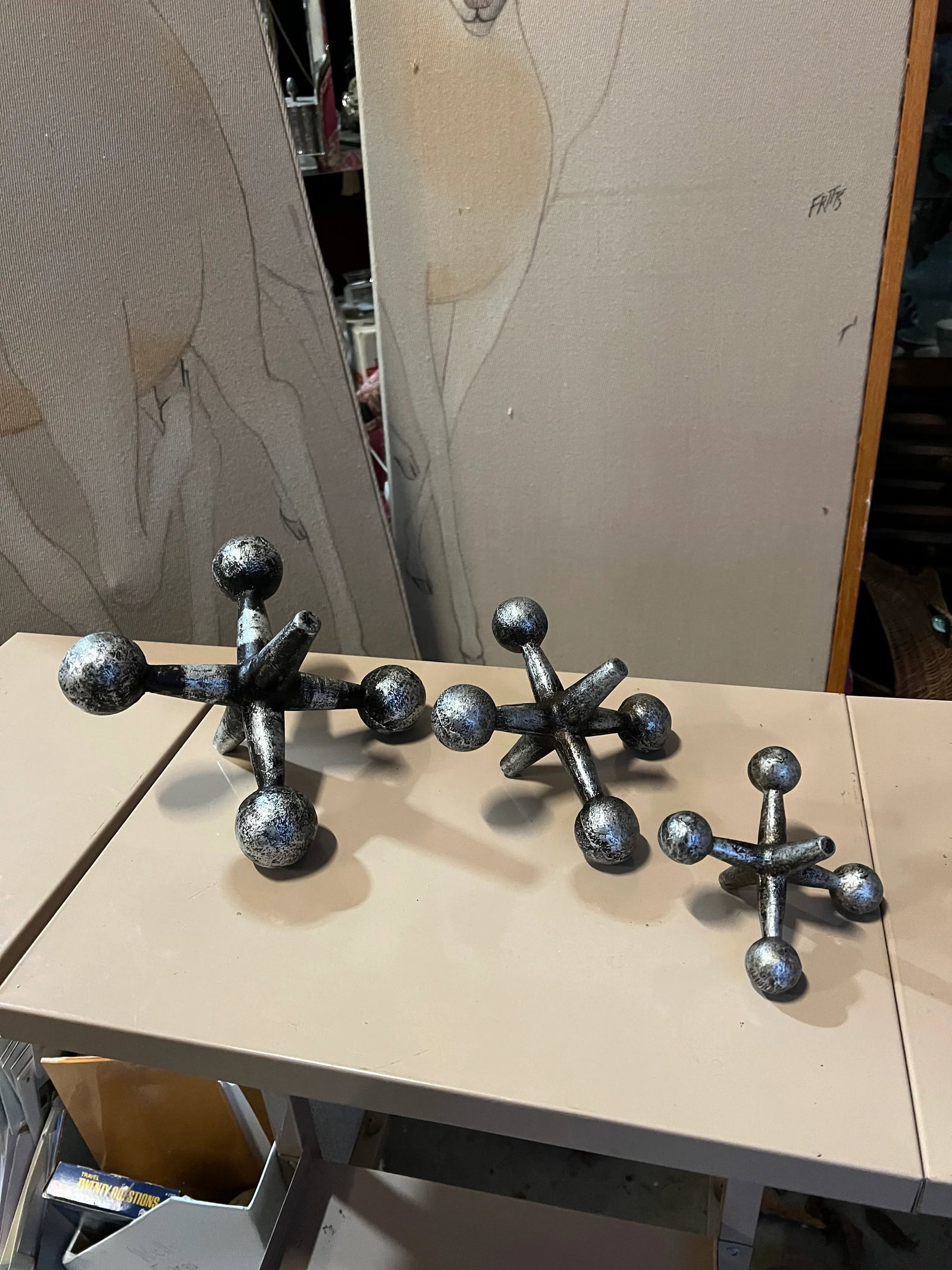 Vintage Metal Jax- Set of 3 - 4