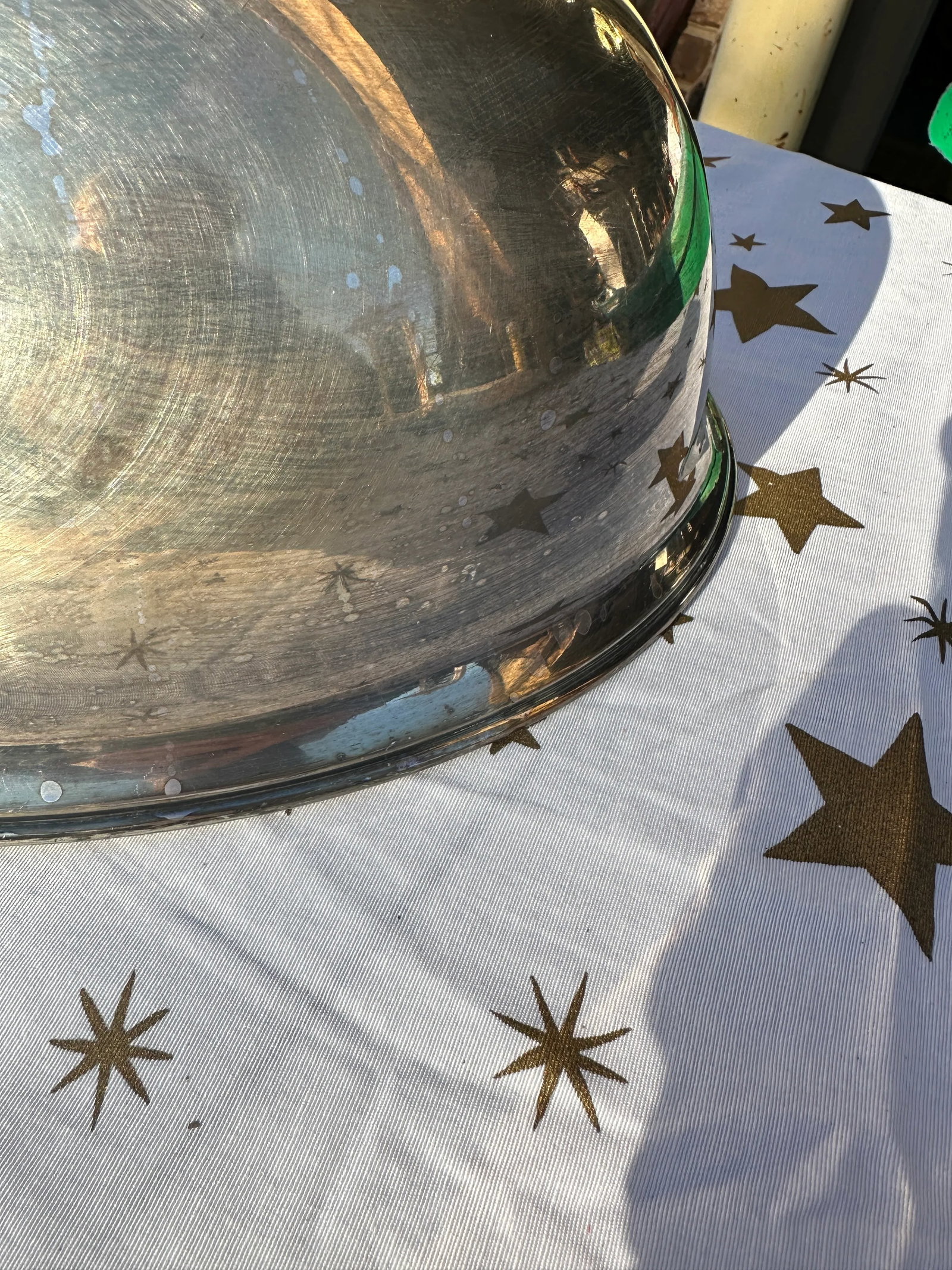 1970s Elkington Food Cloche Silverplate Stamped Meat Dome - 2