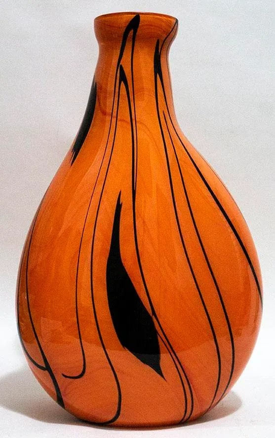 Makora Mouth Blown Polish Vase - 3