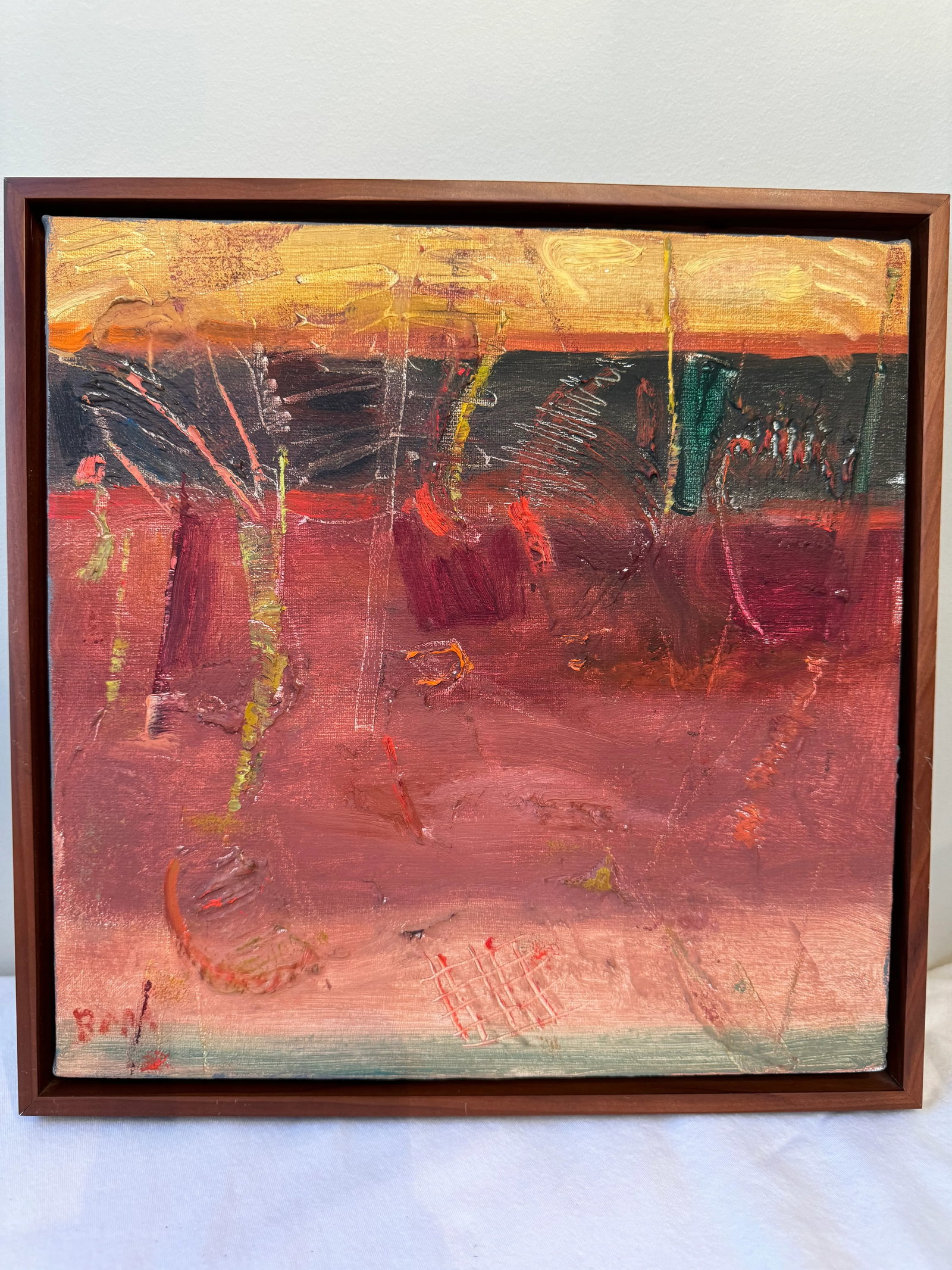 Abstract Modern Framed Painting by Barbara Wagner - 2