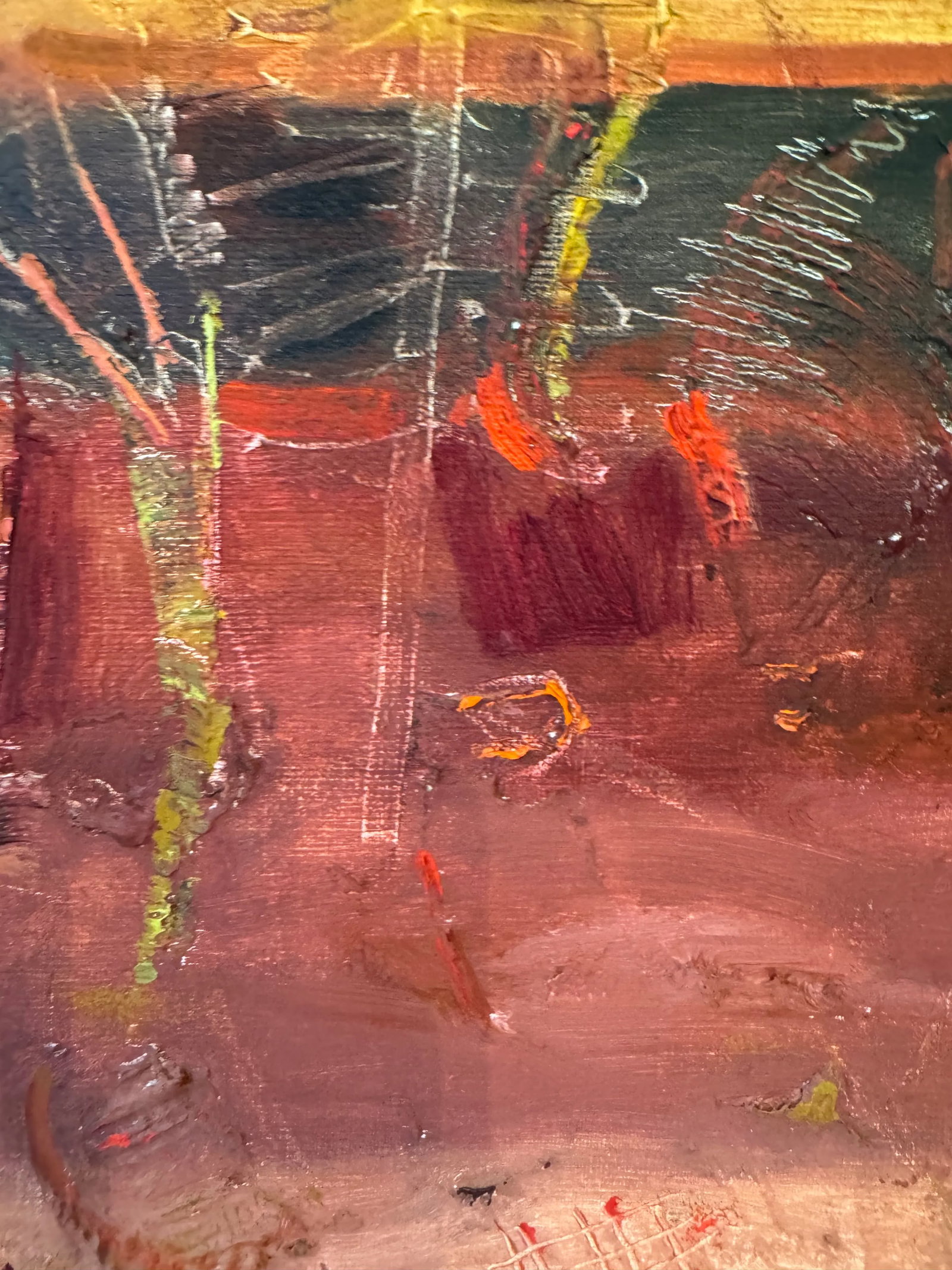 Abstract Modern Framed Painting by Barbara Wagner - 3