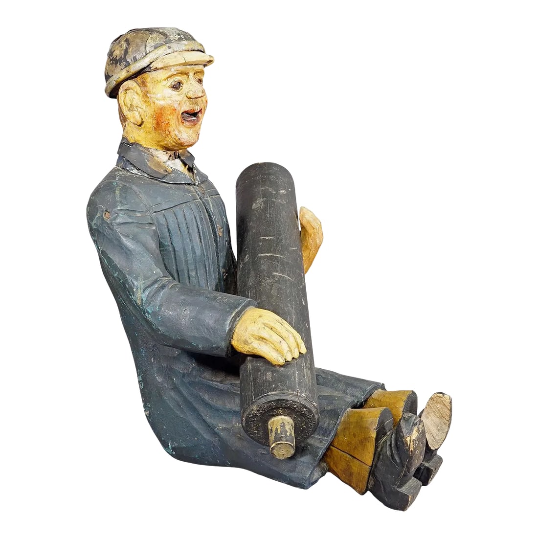 Antique Fireman From a Children's Carousel, Germany 1920s (1 of 8)