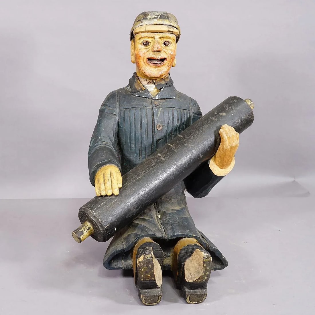 Antique Fireman From a Children's Carousel, Germany 1920s - 2