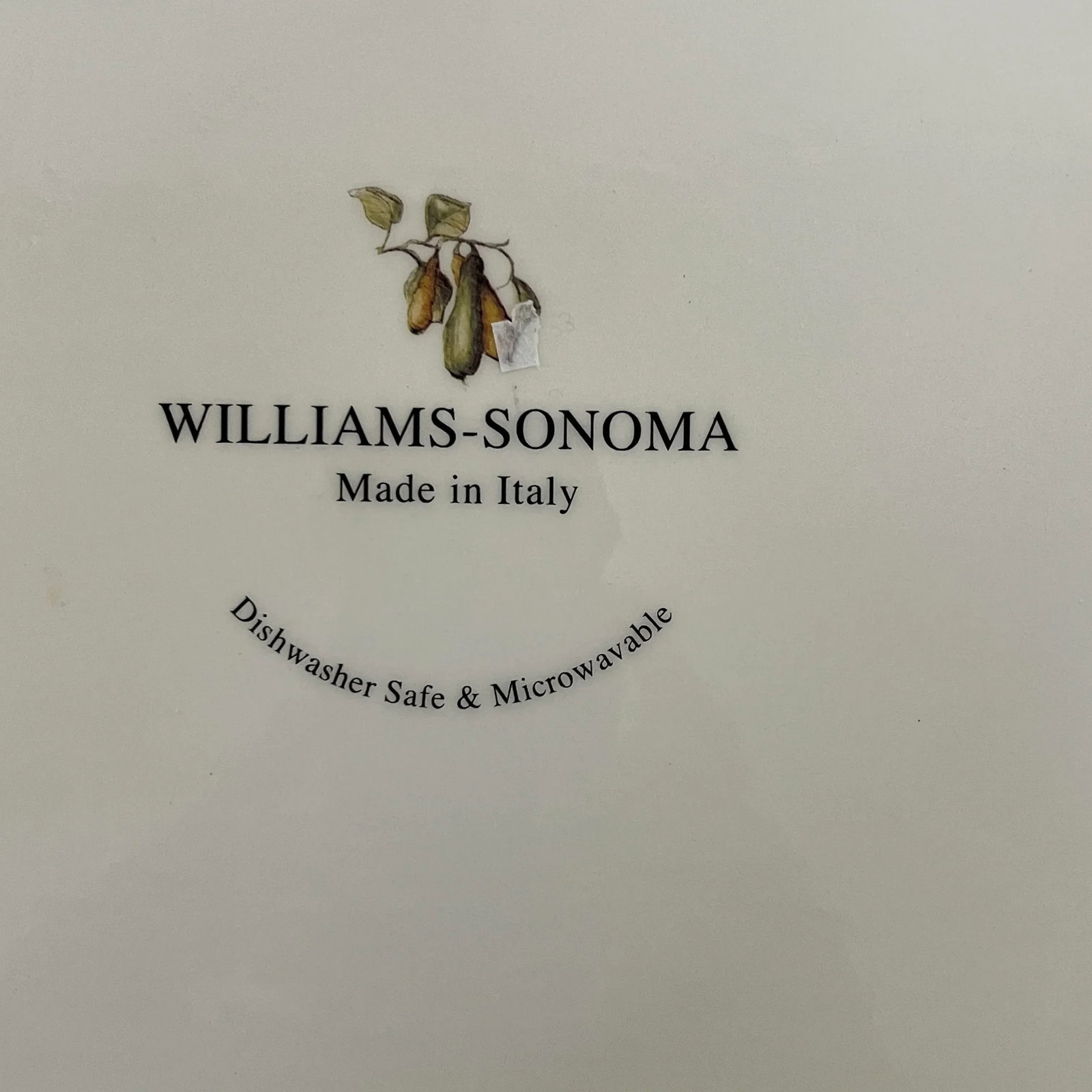 Williams-Sonoma Italian Large Tomato/Zucchini Pattern Platter / Serving Bowl - 5