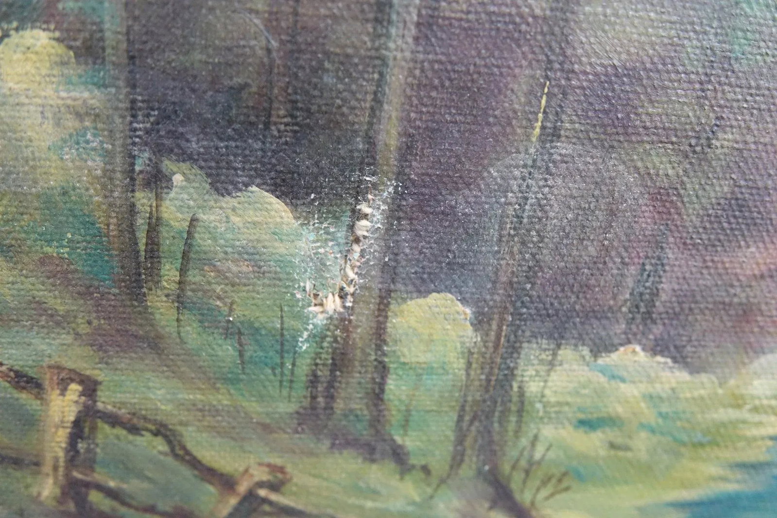 1950s Original Oil on Canvas Signed, Framed - 4