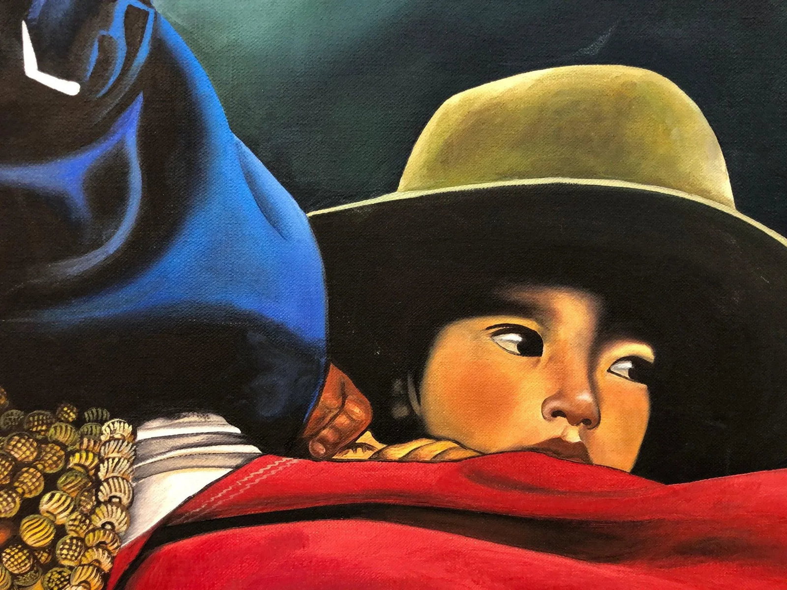 Parent & Child – Original Signed Oil on Canvas (2000) - 5