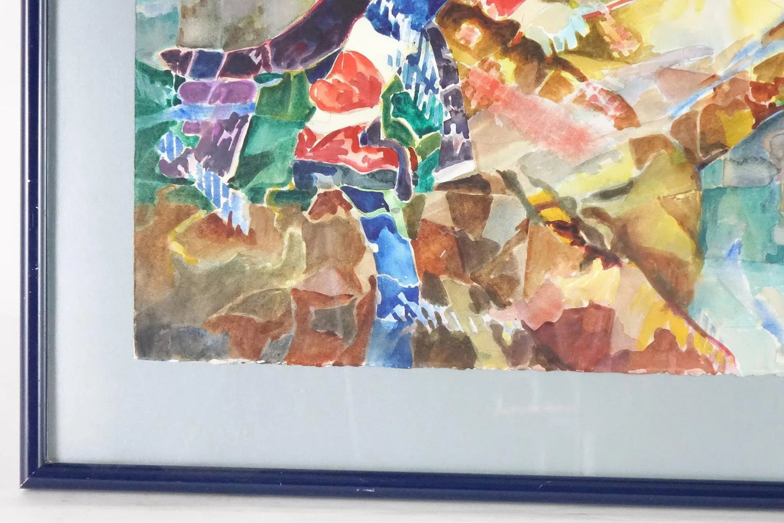 Late 20th Century Horse Jockey Original Loes Verspoor Watercolor Painting Signed - 6
