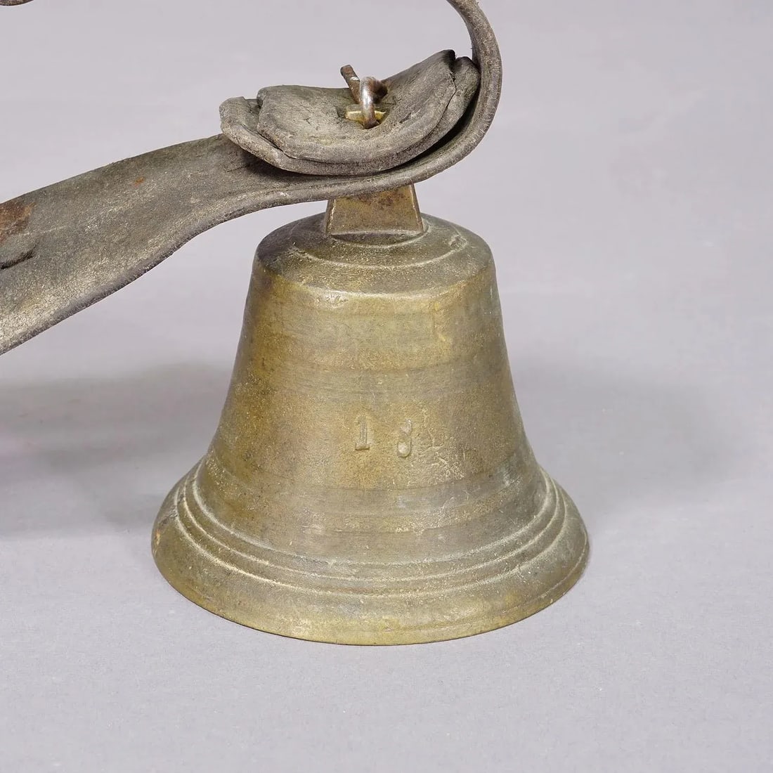 Antique Casted Bronze Cattle Bell Made in Switzerland Ca. 1900s - 5