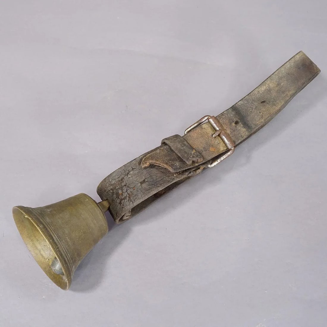Antique Casted Bronze Cattle Bell Made in Switzerland Ca. 1900s - 6