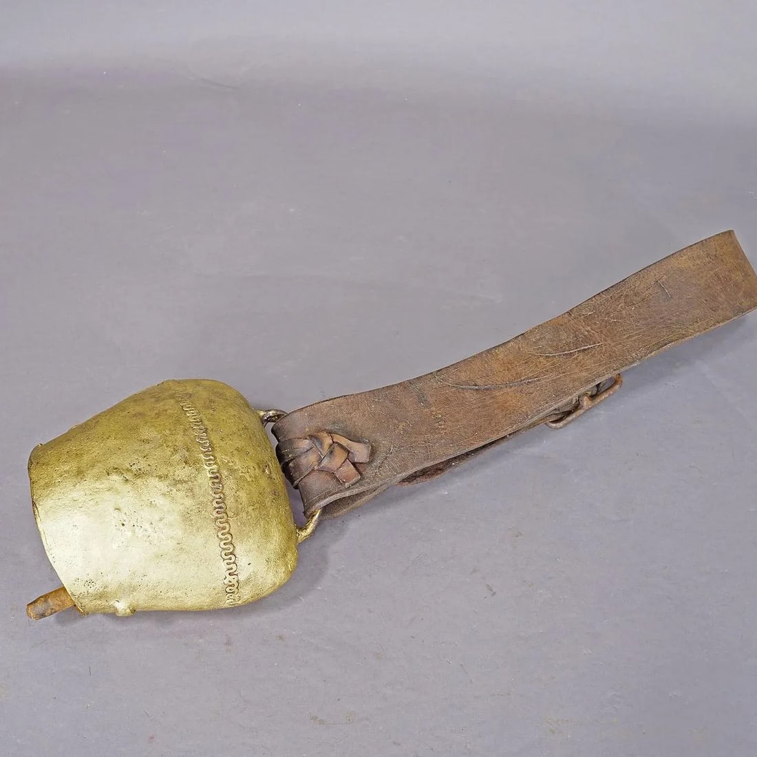 Large Handforged Cattle Bell Made in Switzerland Ca. 1900s - 2
