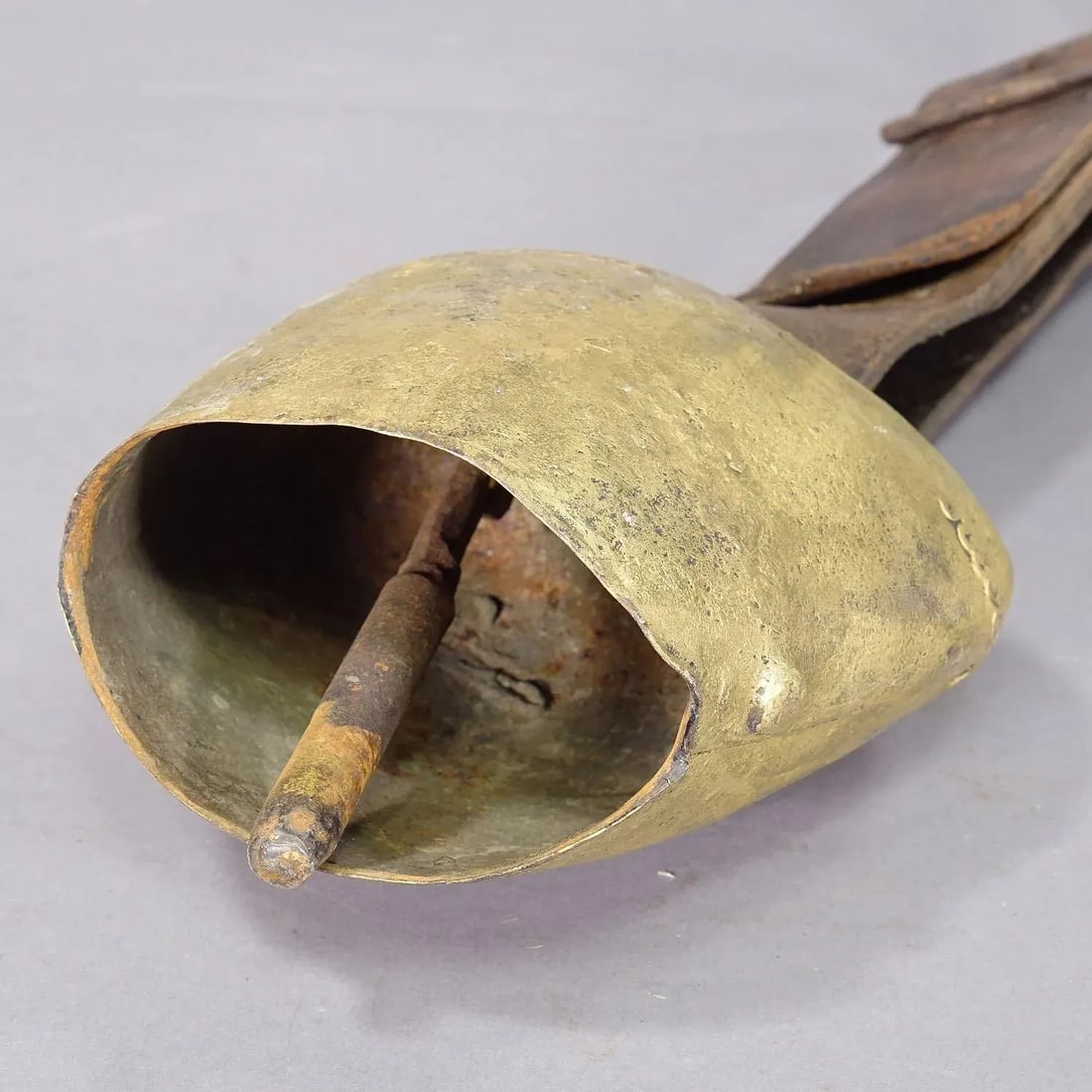 Large Handforged Cattle Bell Made in Switzerland Ca. 1900s - 6