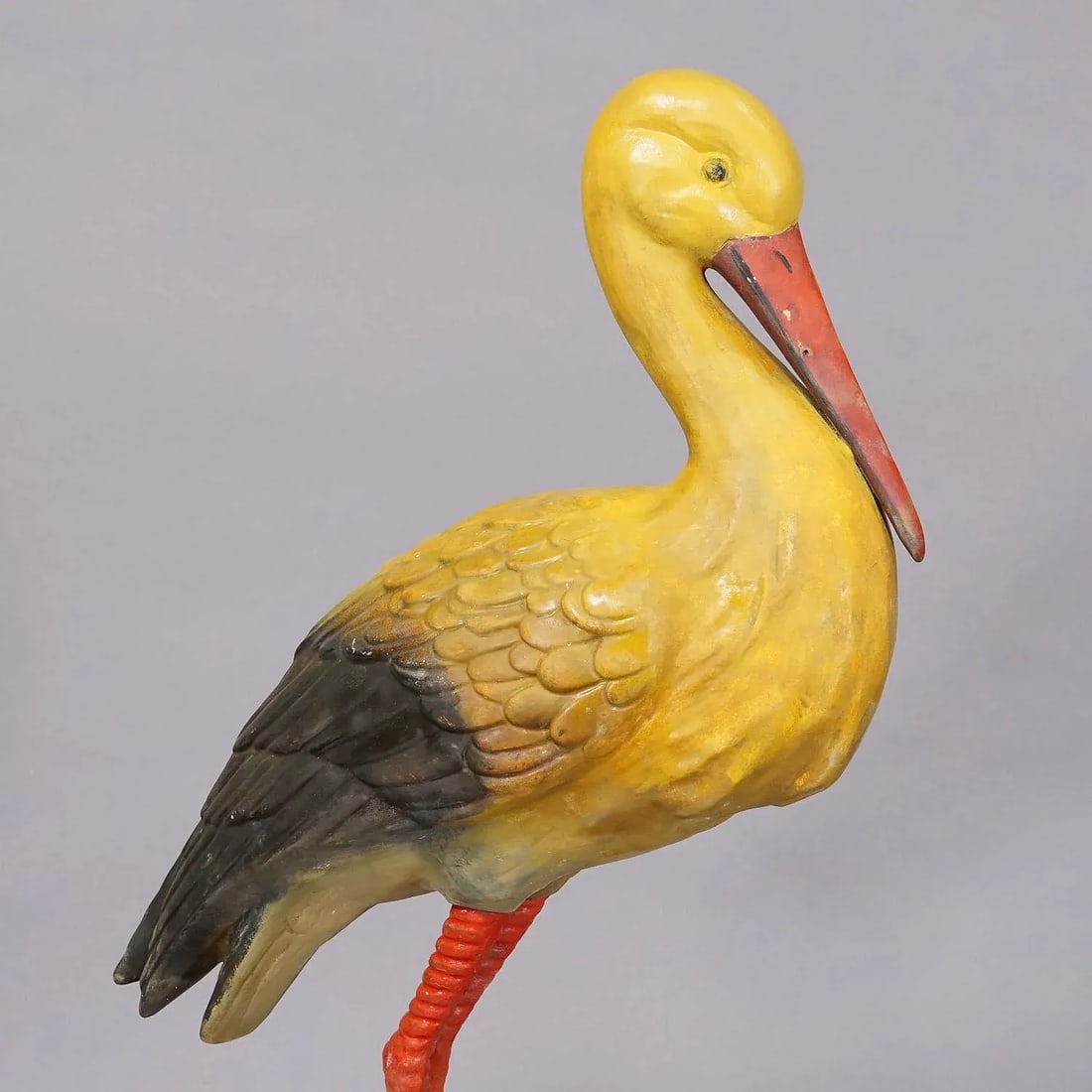 Rare Terracotta Stork for Garden Decoration, Germany Ca. 1950s - 4