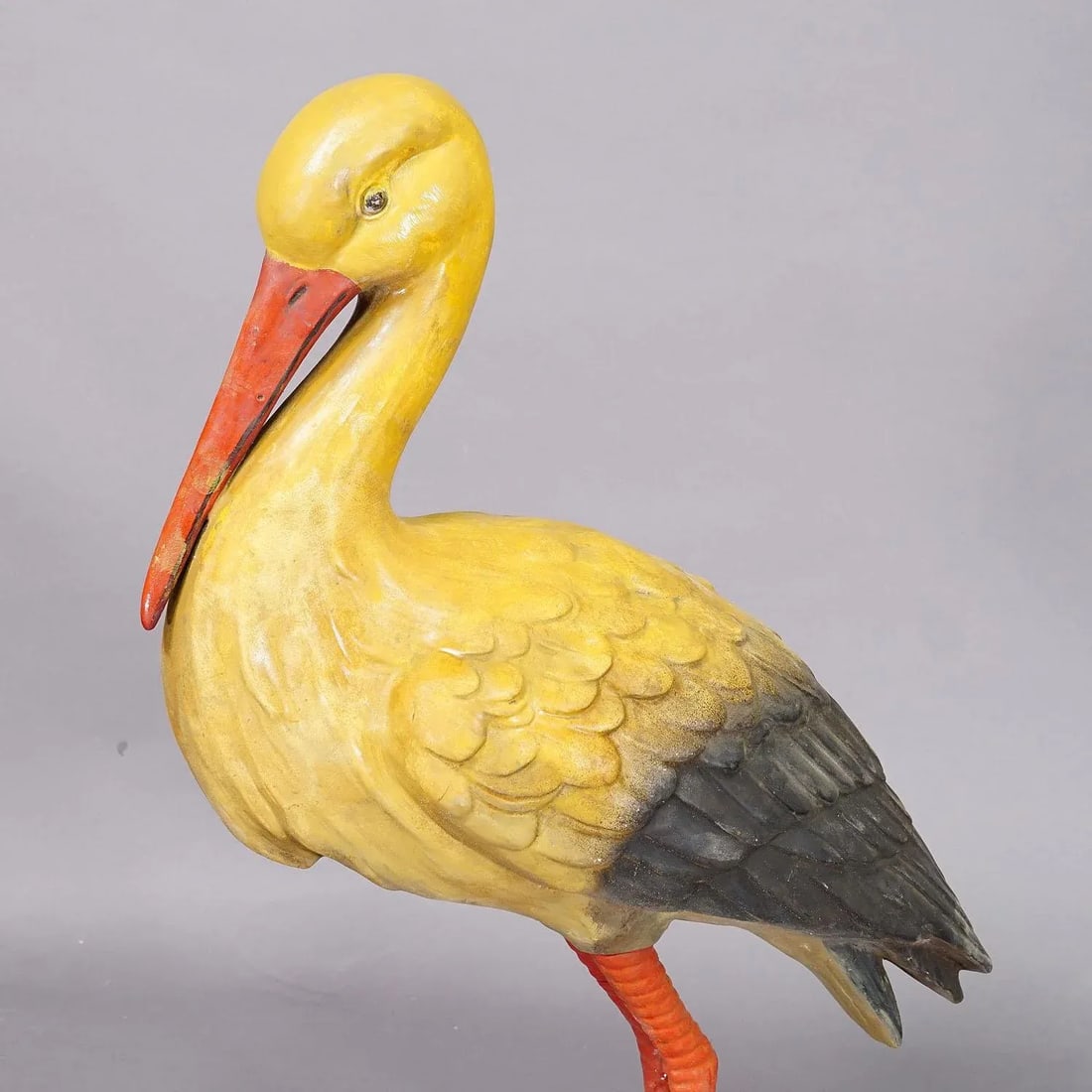 Rare Terracotta Stork for Garden Decoration, Germany Ca. 1950s - 5