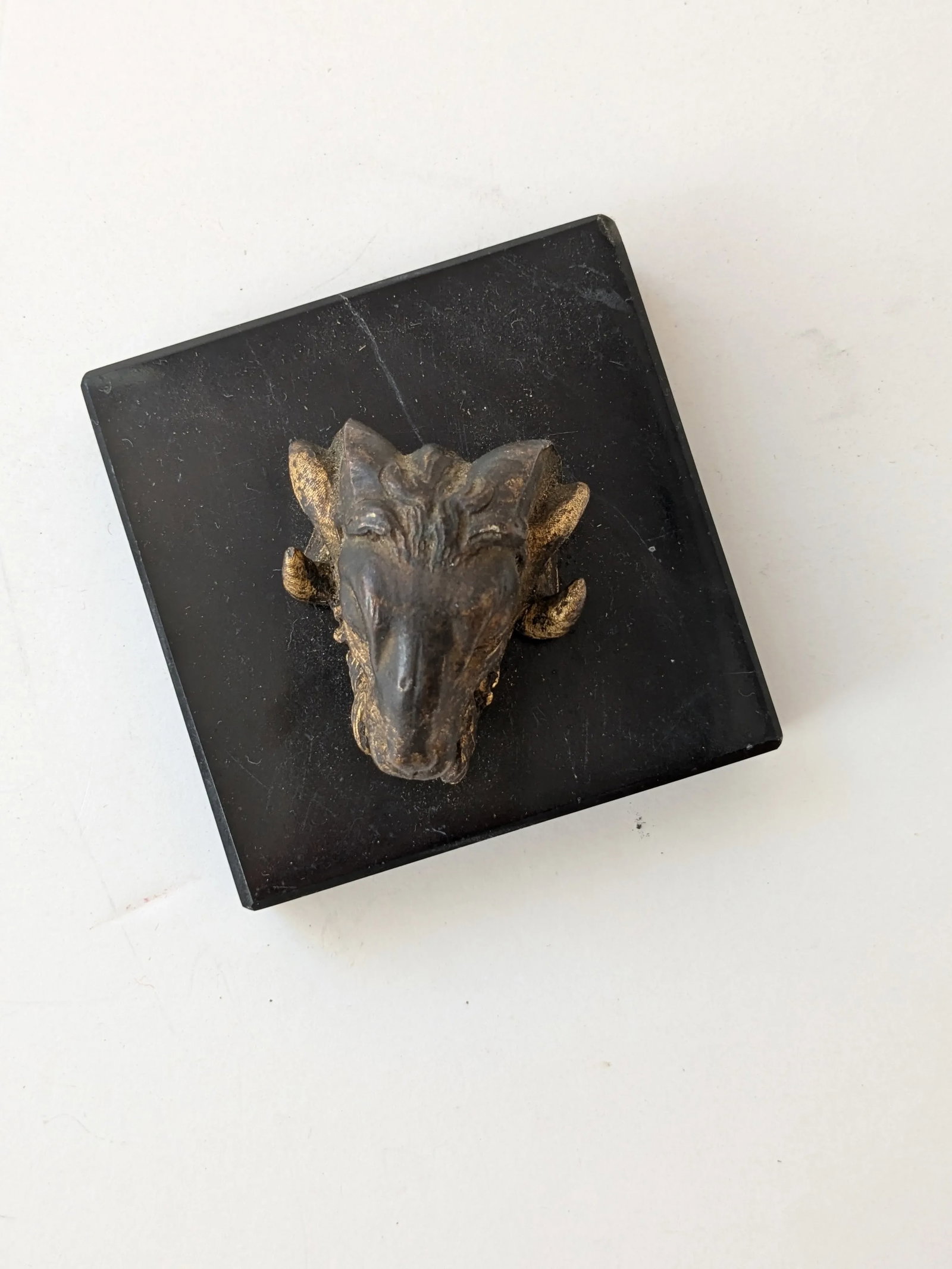 Rare Bronze Ram Helmet Ornament – Wwi Verdun Battle Commemorative - 5