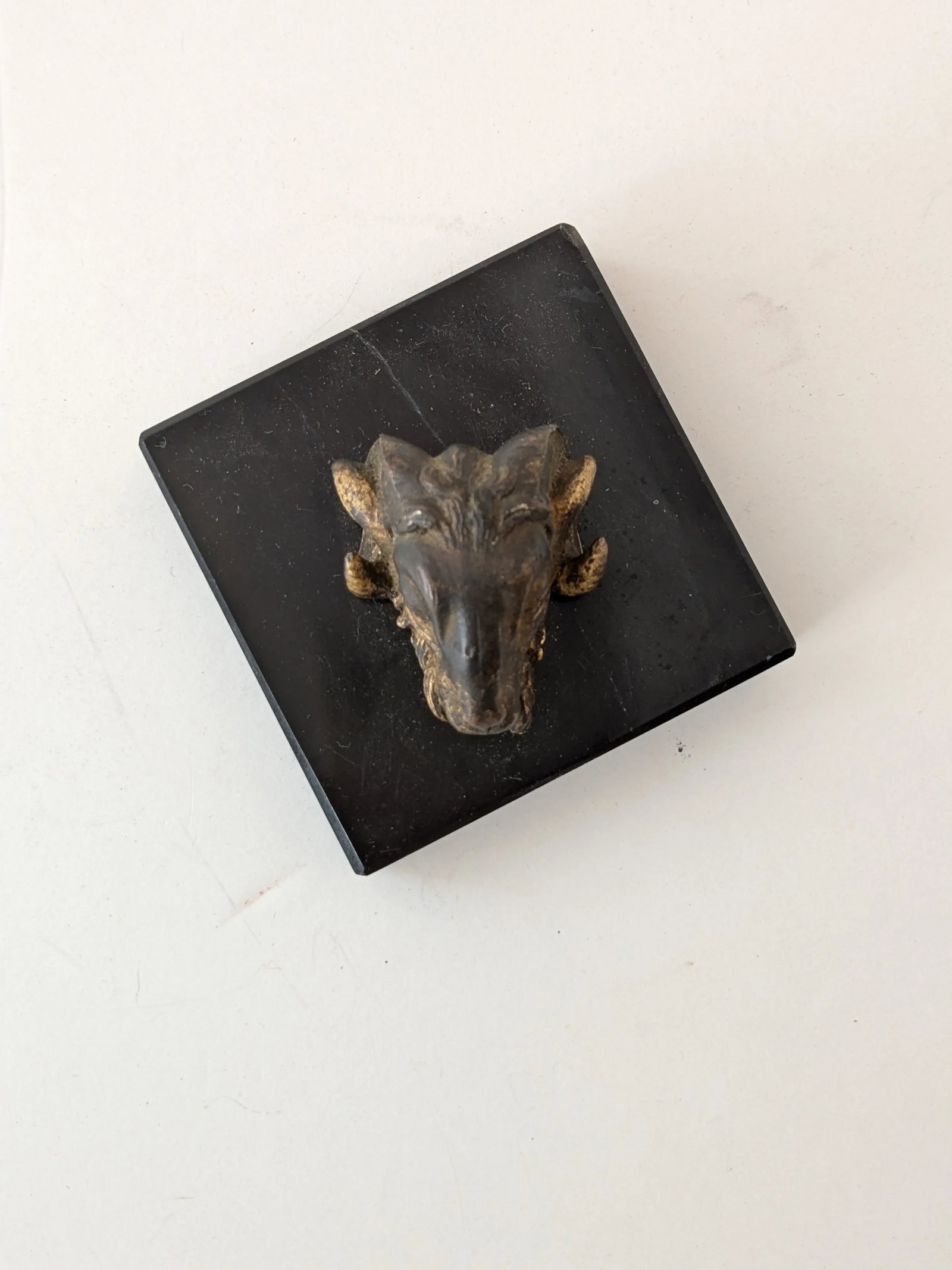 Rare Bronze Ram Helmet Ornament – Wwi Verdun Battle Commemorative - 8