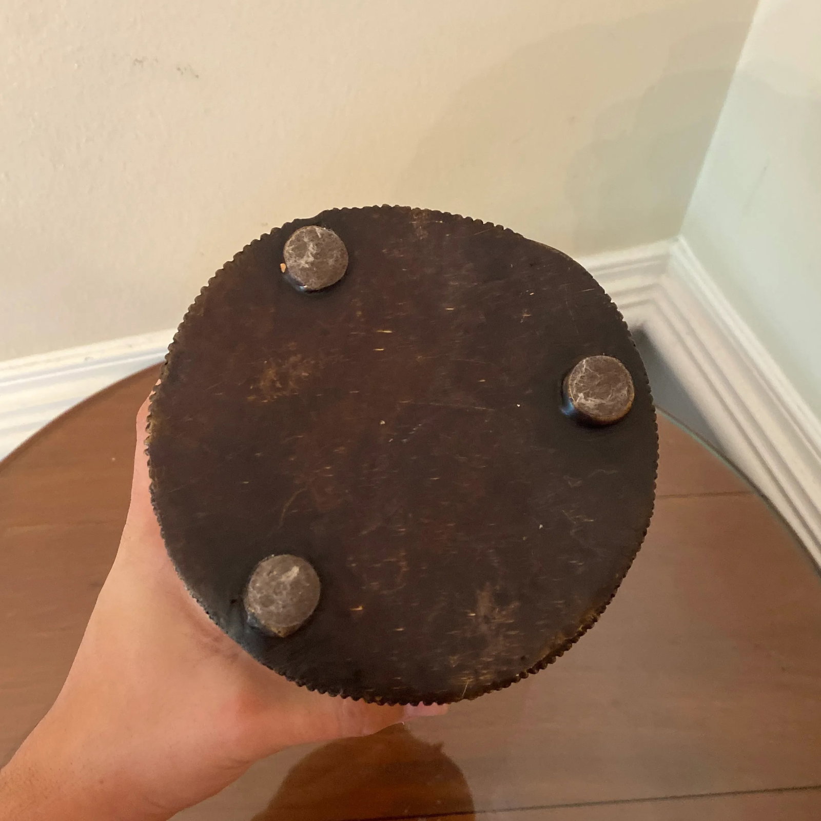 1970s Vintage Asian Bronze Incense Burner/Trinket Box - 7