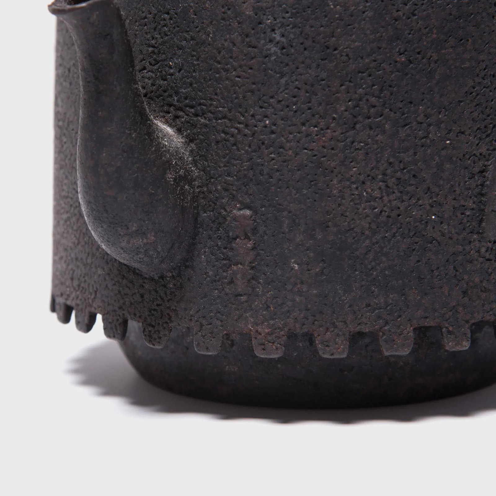 Fanning the Fire Antique Japanese Iron Teapot, C. 1920s - 2