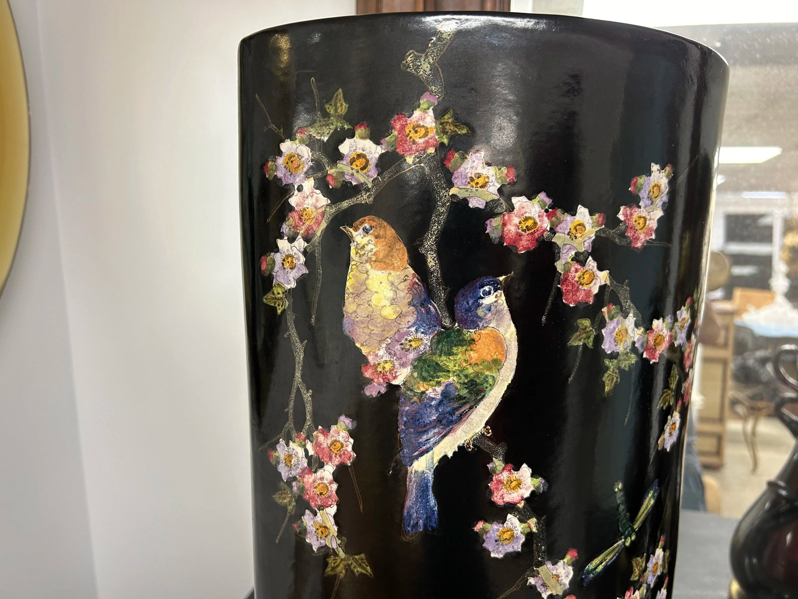 1950s Italian Glazed Terracotta Umbrella Stand - 4