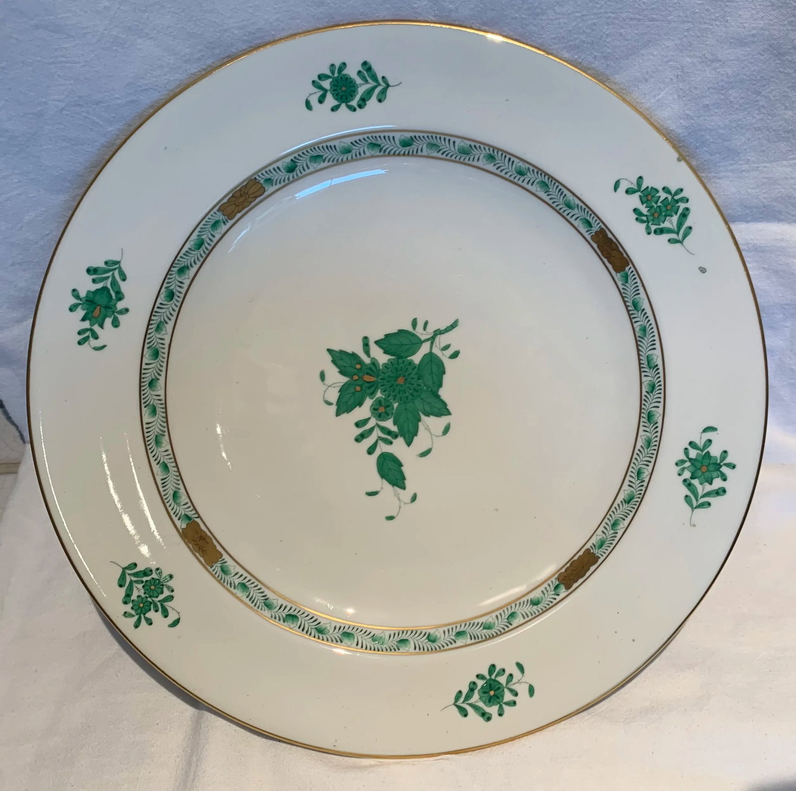1920s Hungarian Serving Bowl & Underplate - 9