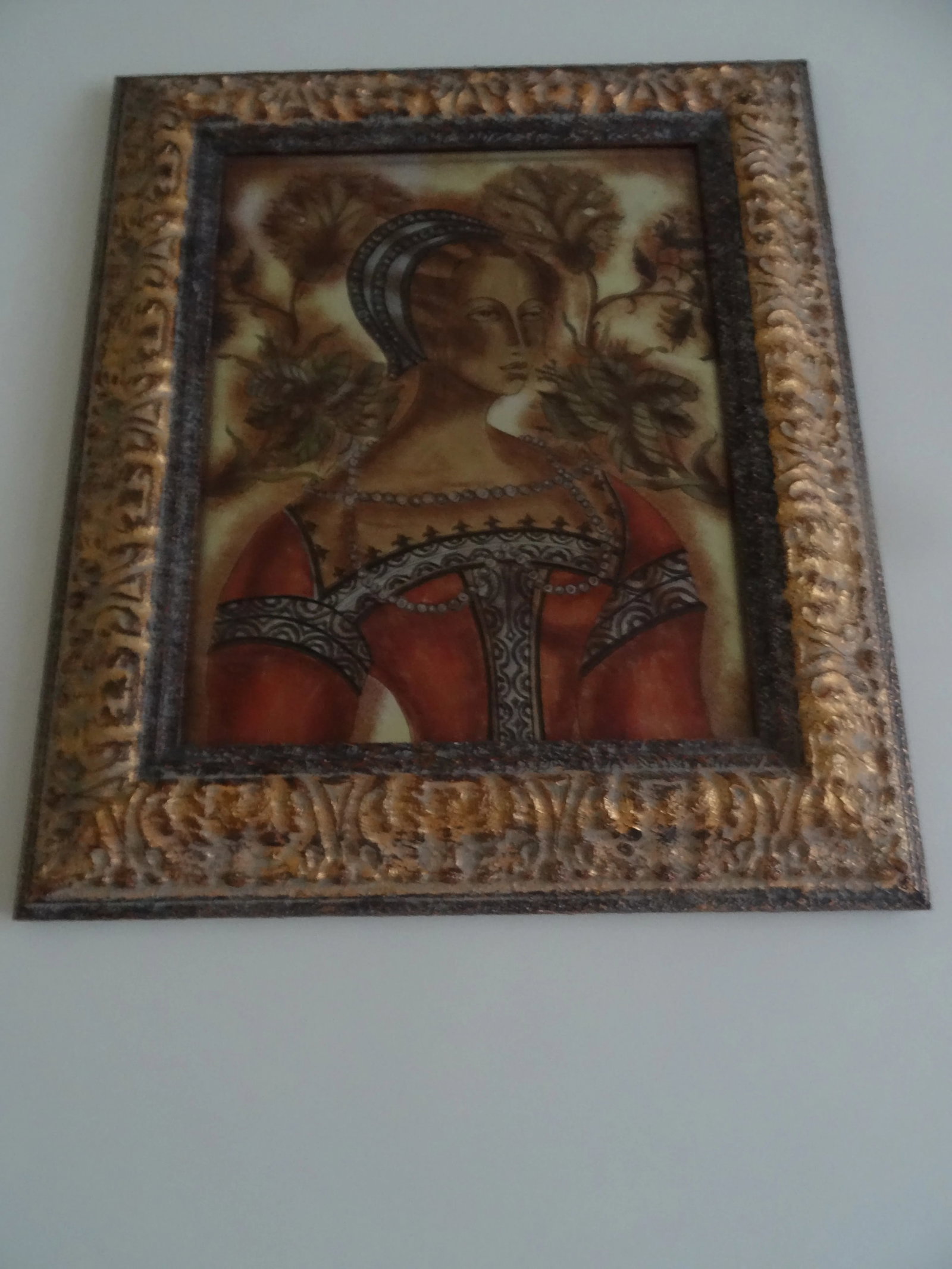 Late 20th Century Philippe Campeggi: Victorian Lady Painting - 2