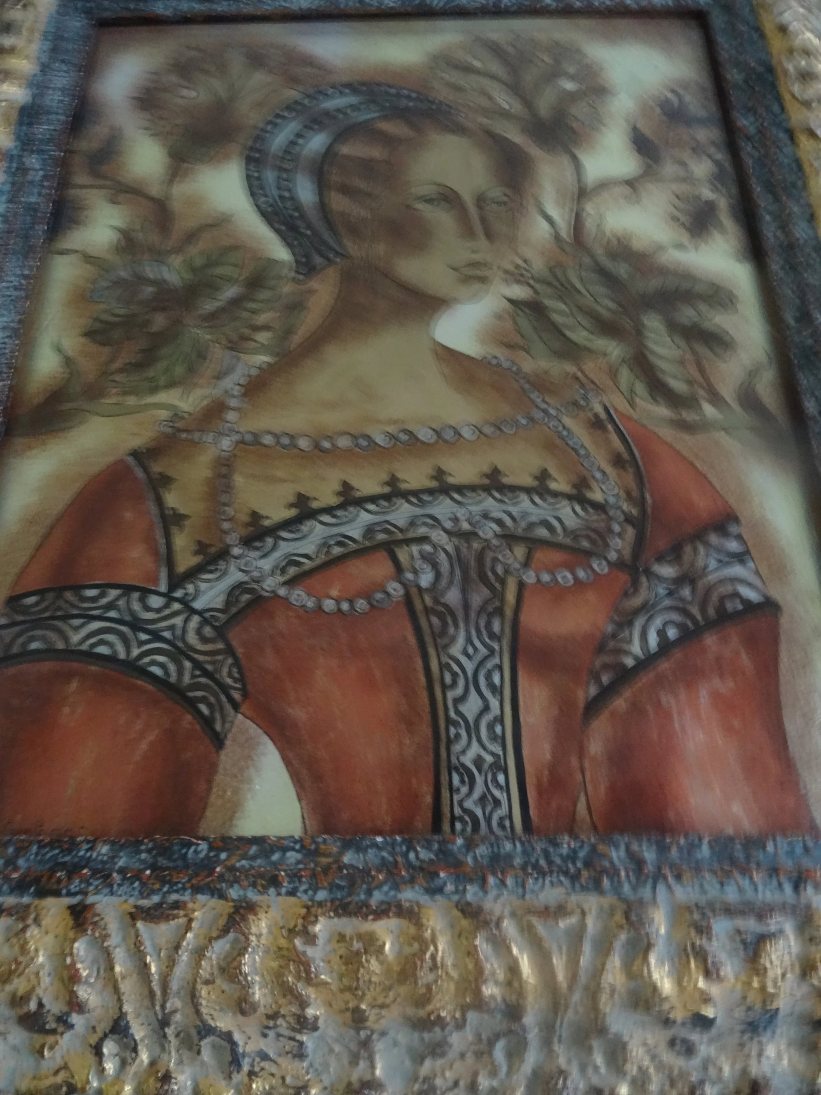 Late 20th Century Philippe Campeggi: Victorian Lady Painting - 6