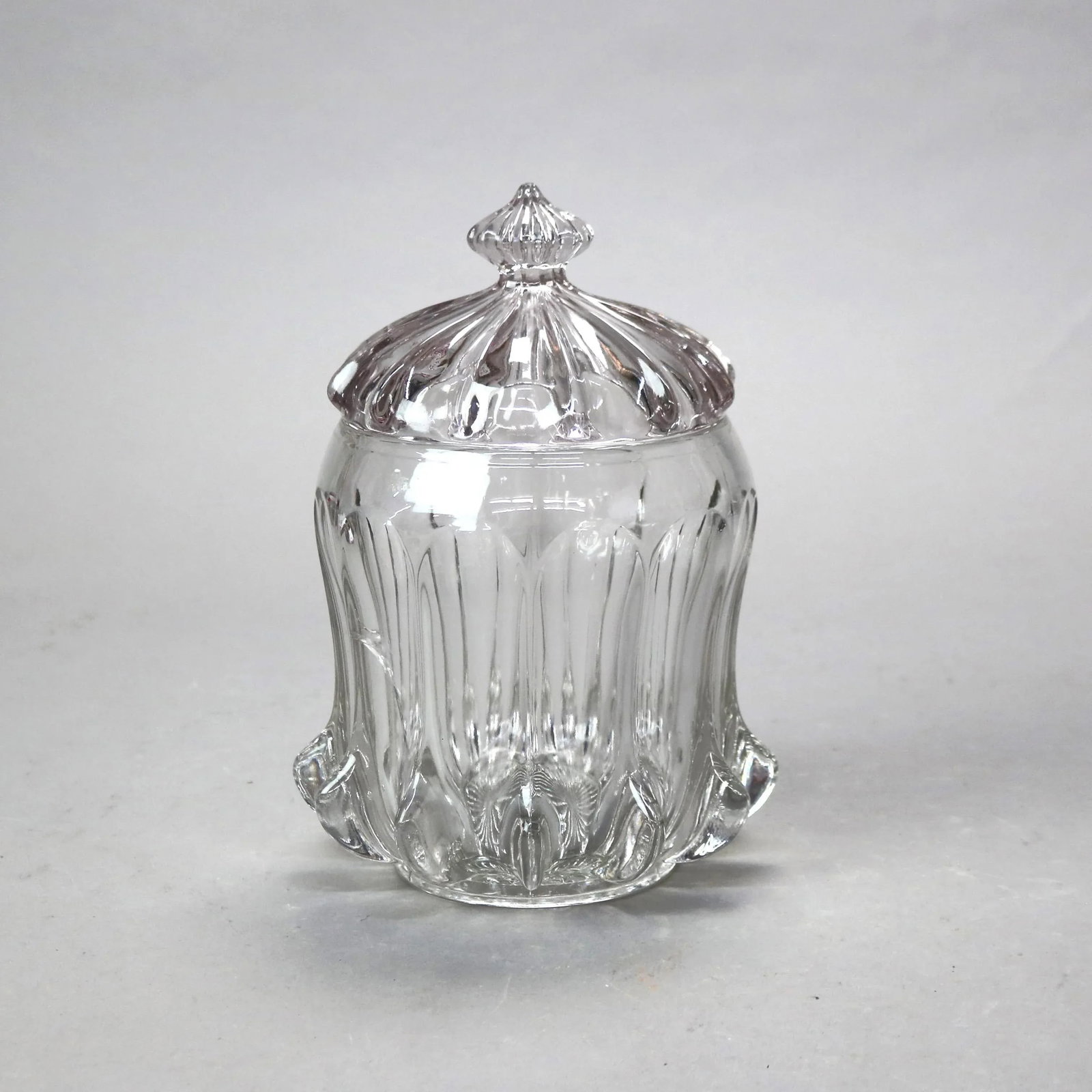 19th Century Antique Pressed Glass Pieces- 3 Pieces - 5